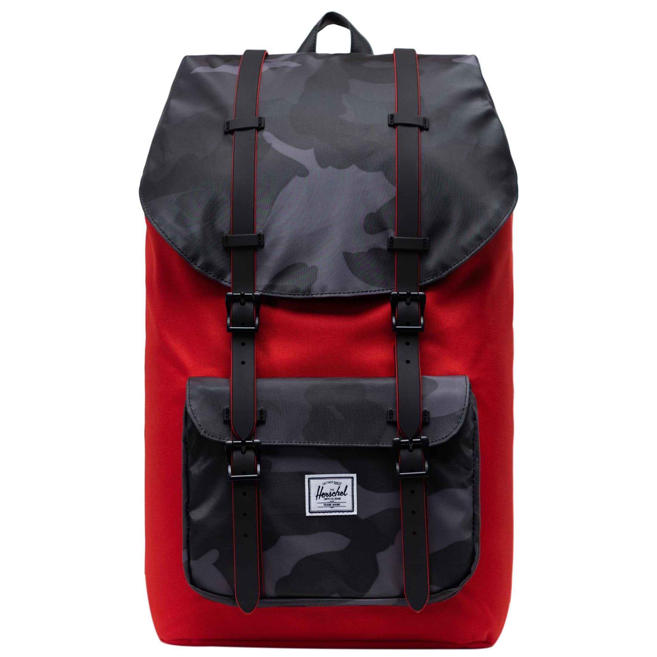 Herschel Daypack Little Amerika Rucksack rot / grau