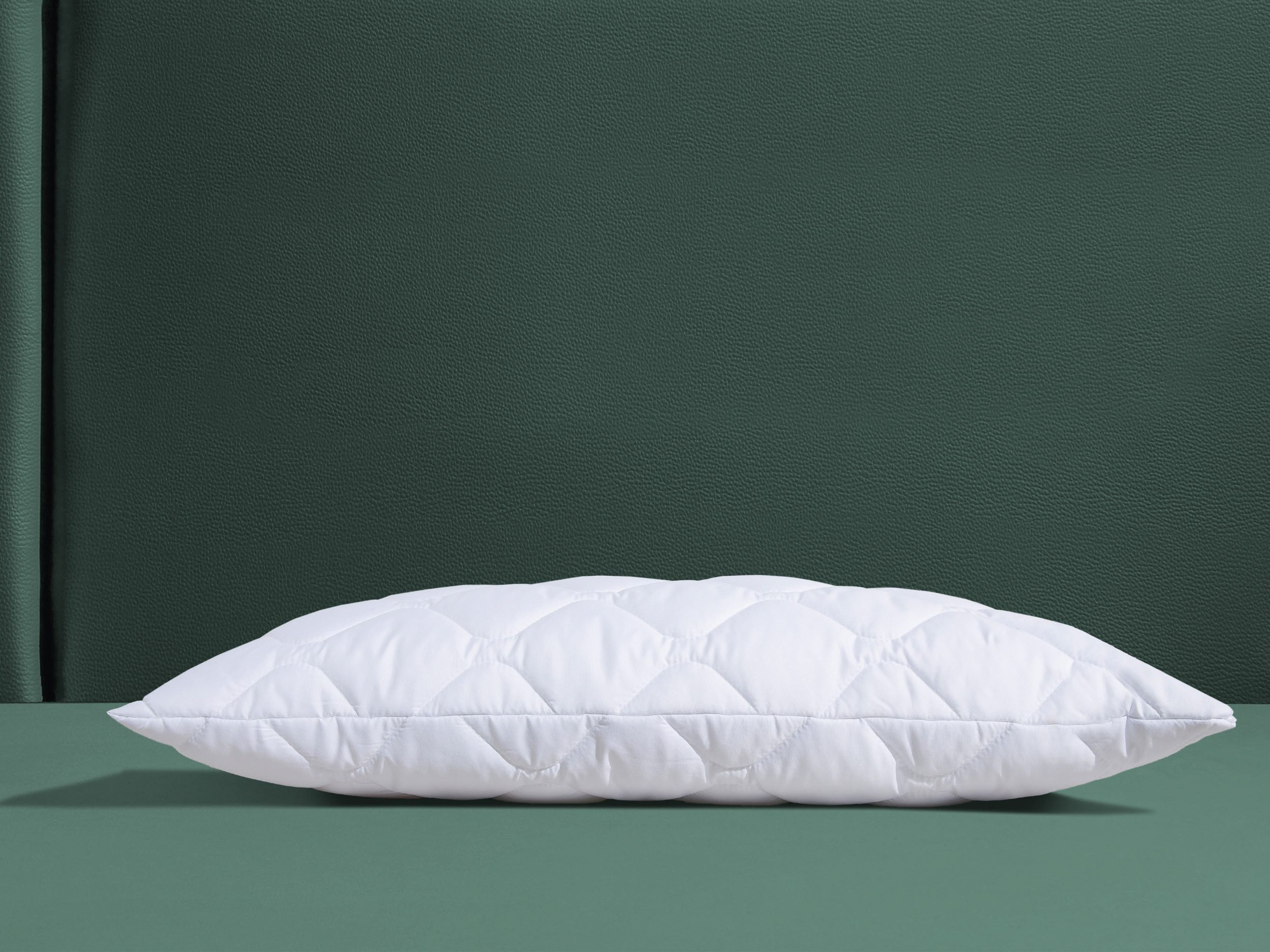 fan Microfaserkissen Kansas, mit Baumwollbezug und Reißverschluss, Füllung: 100% Microfaser, Bezug: 100% Baumwolle, in 40x80 oder 80x80 cm, Kopfkissen aus Microfaser, Made in Germany