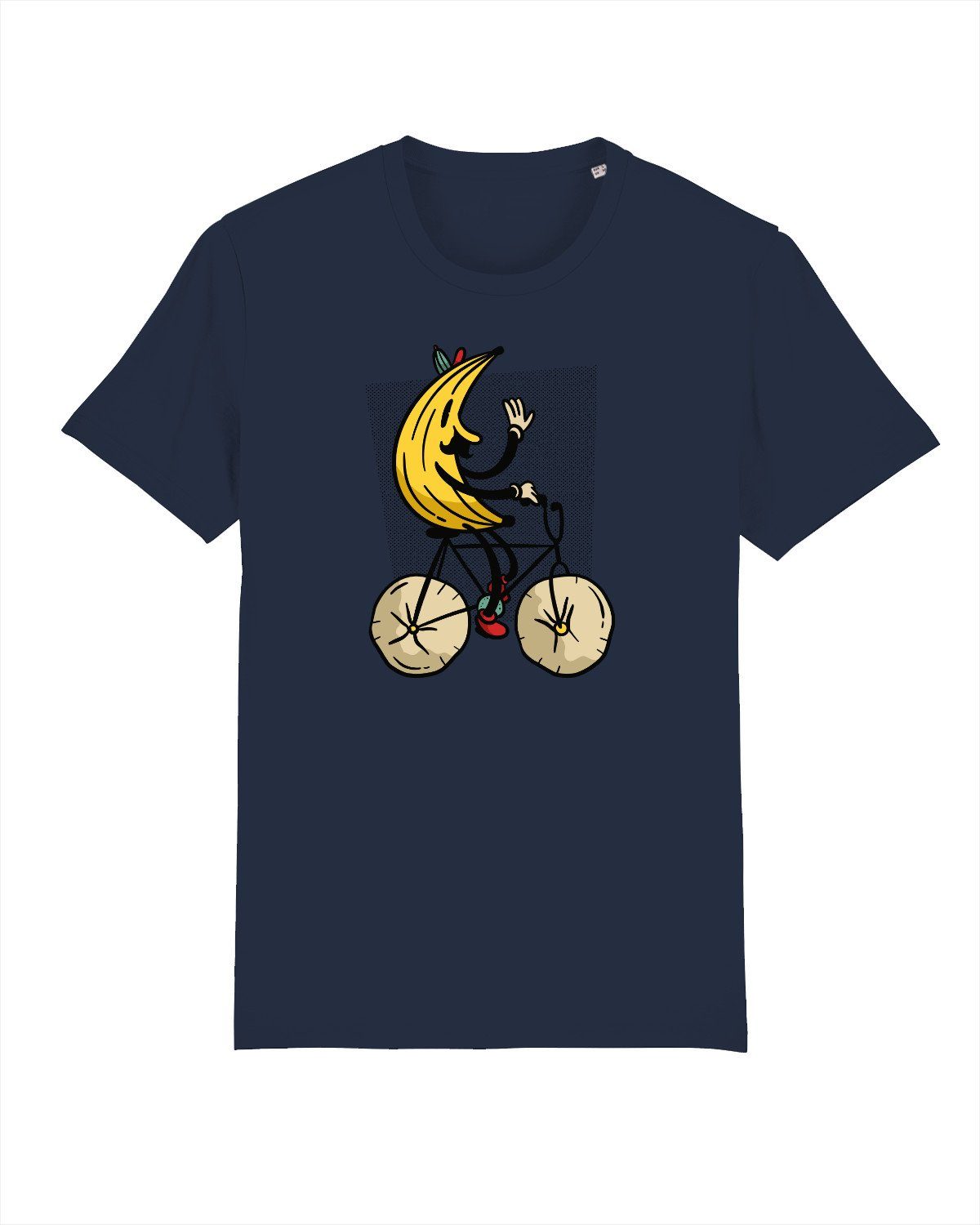Apparel wat? dunkelblau Print-Shirt Banana Rider (1-tlg)