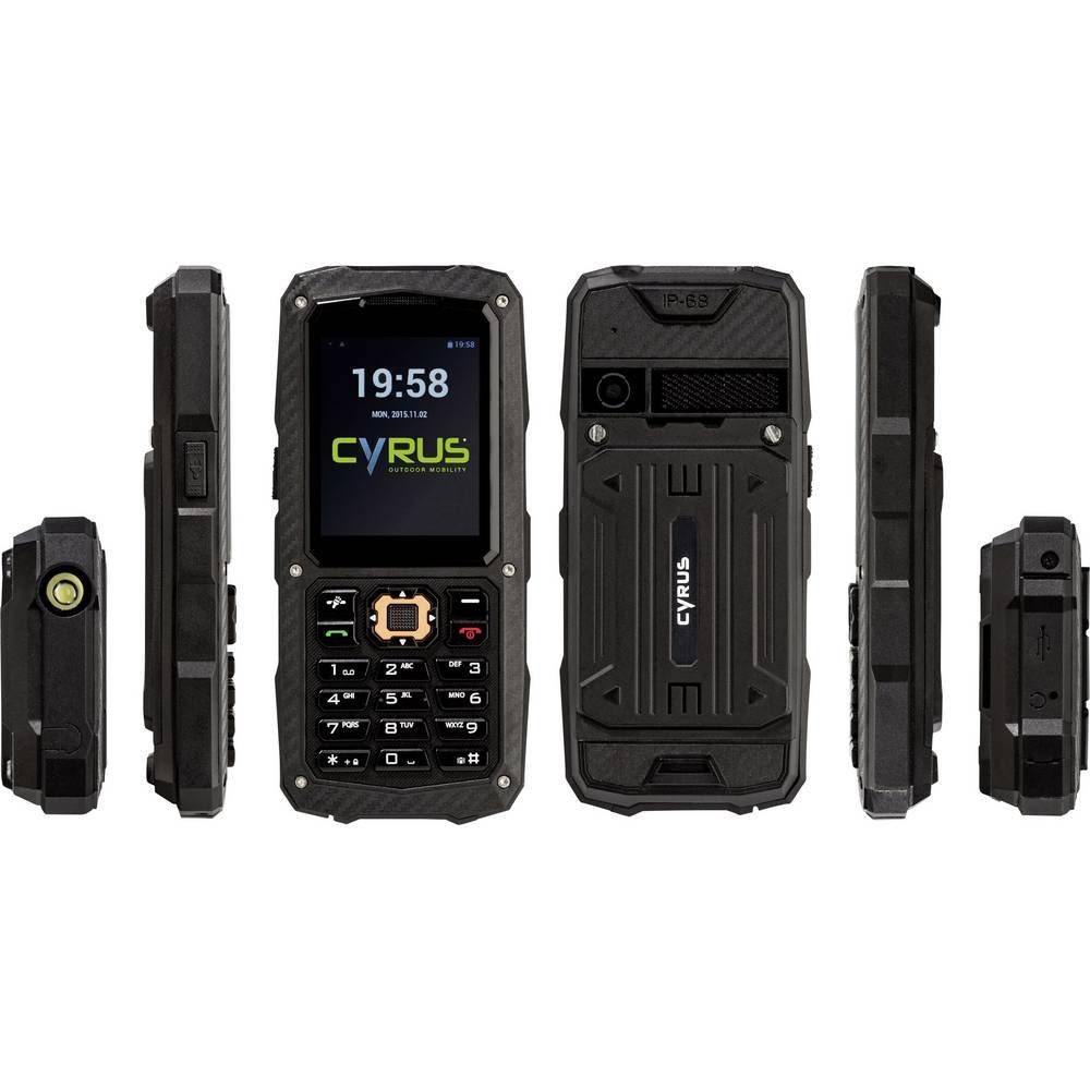 MIL-STD-810G, Handy Staubdicht, Cyrus Dual-SIM-Outdoor (IP68, Stoßfest) Wasserdicht, Handy