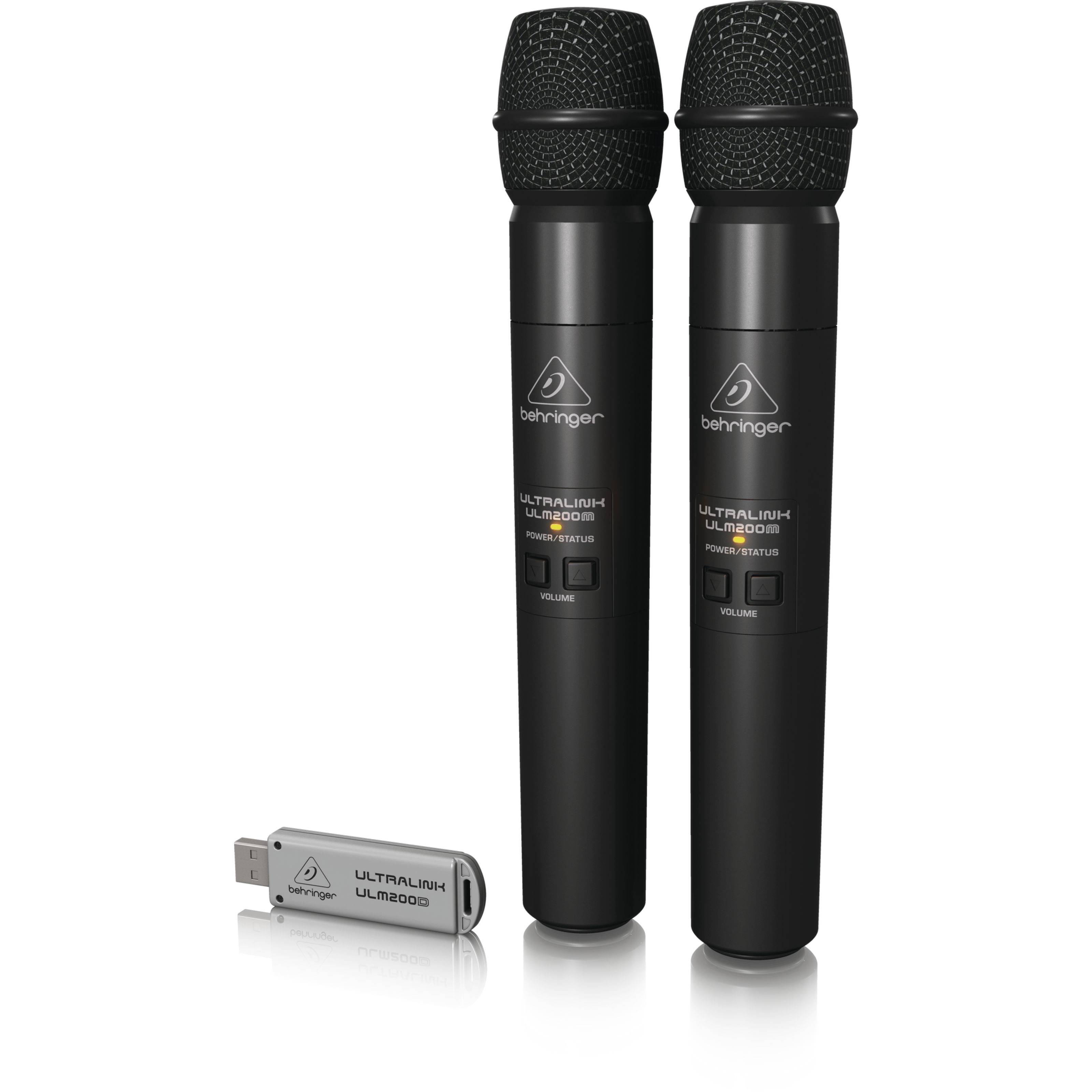 Behringer Mikrofon (ULM202USB Ultralink 2 x Handsender, USB Receiver), ULM202USB Ultralink 2 x Handsender, USB Receiver - Drahtlose
