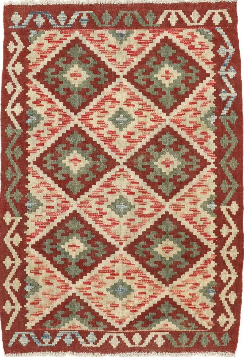 Orientteppich Kelim Afghan Heritage 81x106 Handgewebter Moderner Orientteppich, Nain Trading, rechteckig, Höhe: 3 mm