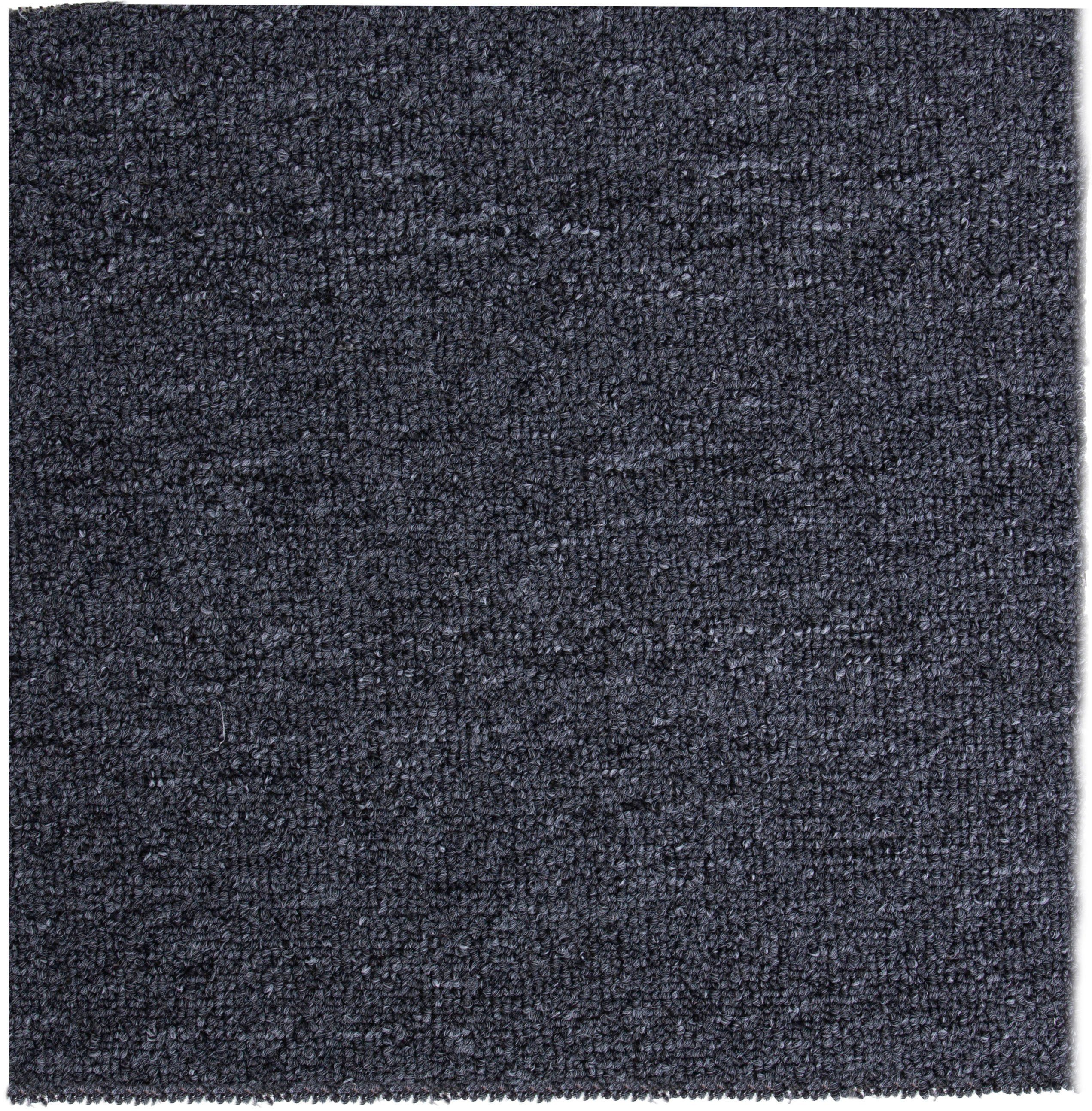Teppichboden Coupon Feinschlinge Bob, Andiamo, rechteckig, Höhe: 4,5 mm, meliert, Breite 200, 400 oder 500 cm, strapazierfähig, pflegeleicht anthrazit