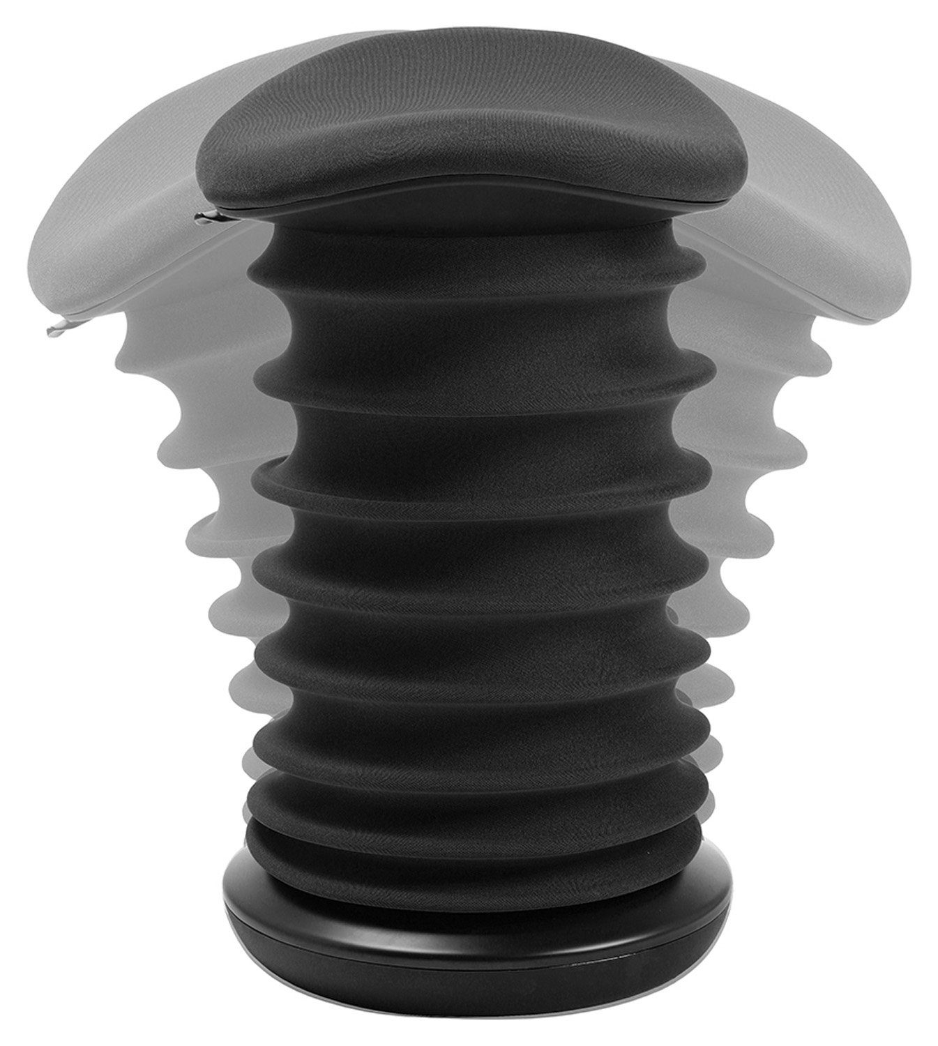 TOPSTAR Bürostuhl Sitzhocker Sitness 4D, Kunstfaser, Schwarz