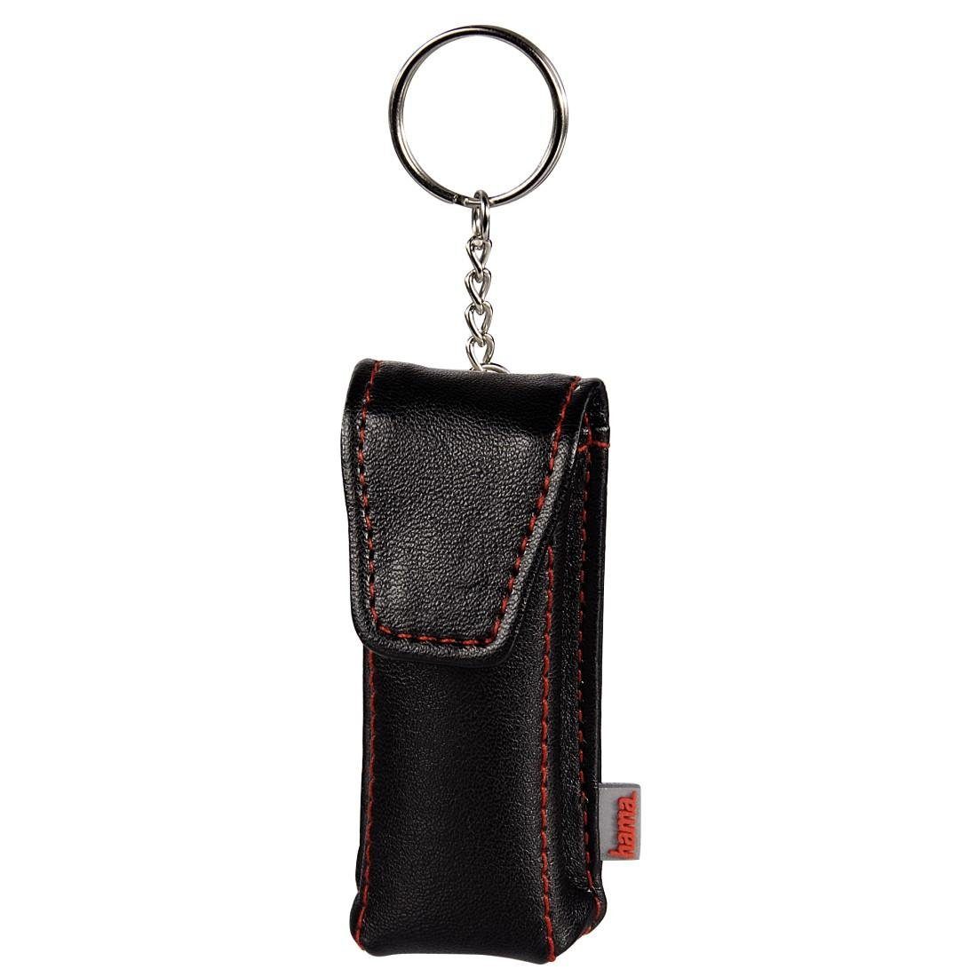 Hama Fototasche USB-Stick Case "Fashion", Schlüsselring mit Schwarz