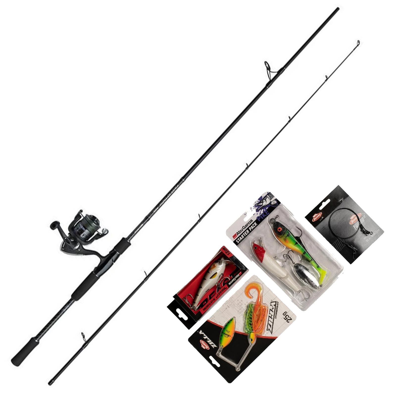 Abu Garcia Spinnrute, Abu Garcia Fast Attack Pro 230 20-50g Pike Komplett-Angelset