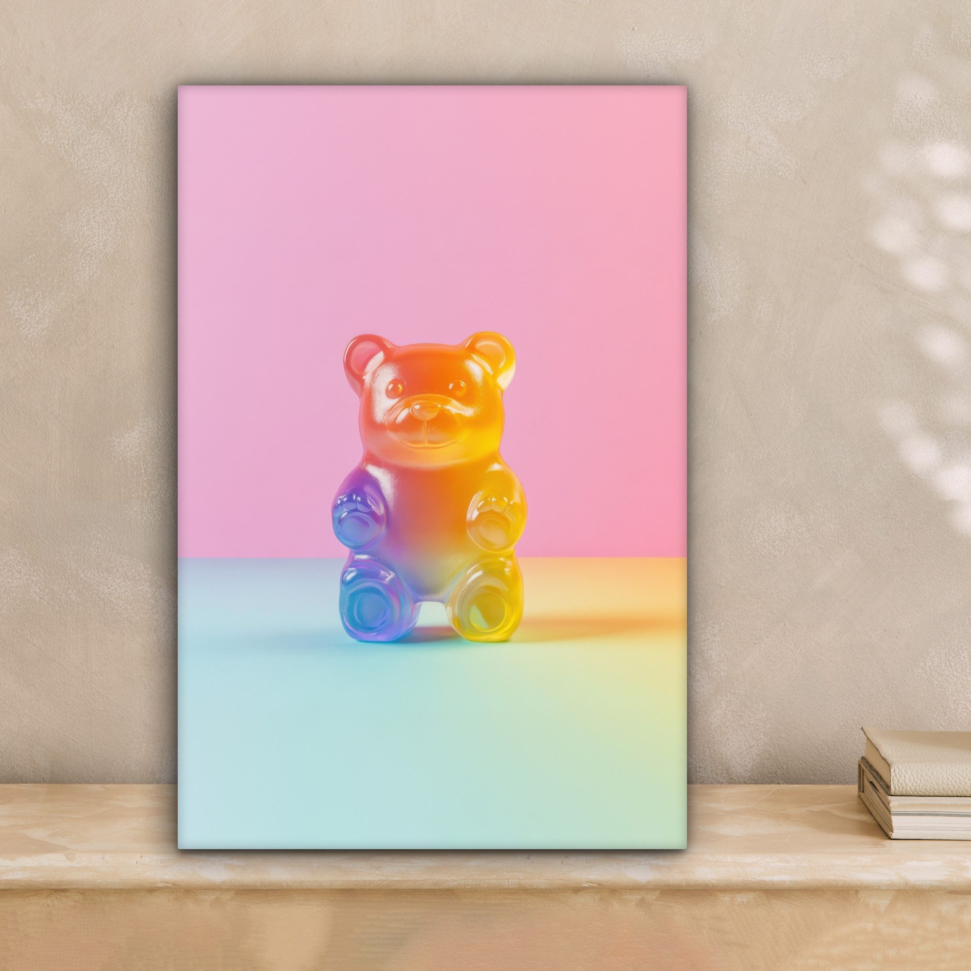 OneMillionCanvasses® Leinwandbild Pastell - Bonbon, Fotodruck (1 St), Leinw günstig online kaufen