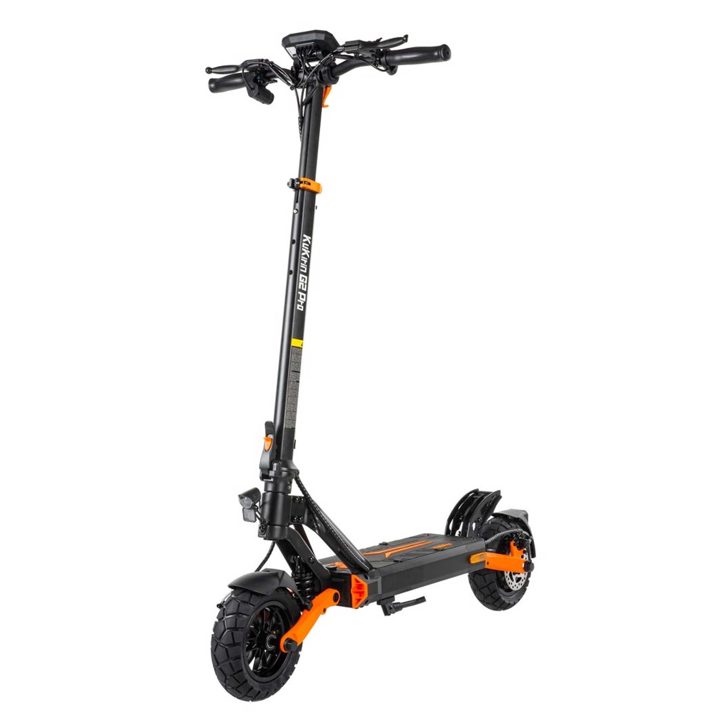 Vankel E-Scooter Kukirin G2 Pro 624Wh 48V 13Ah Max.55km 10 Zoll Offroad-Reifen, Faltbarer Elektro-Scooter mit Doppelscheibenbremse, LCD-Display