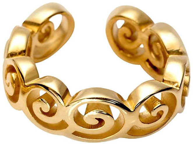 Firetti Ohrklemme Schmuck Geschenk Gold 333 Ohrschmuck Ohrring Ear Cuff Schnecken, Made in Germany