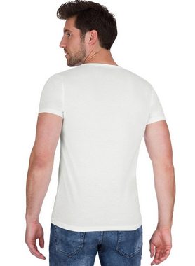 Trigema T-Shirt TRIGEMA V-Shirt Slim Fit (1-tlg)