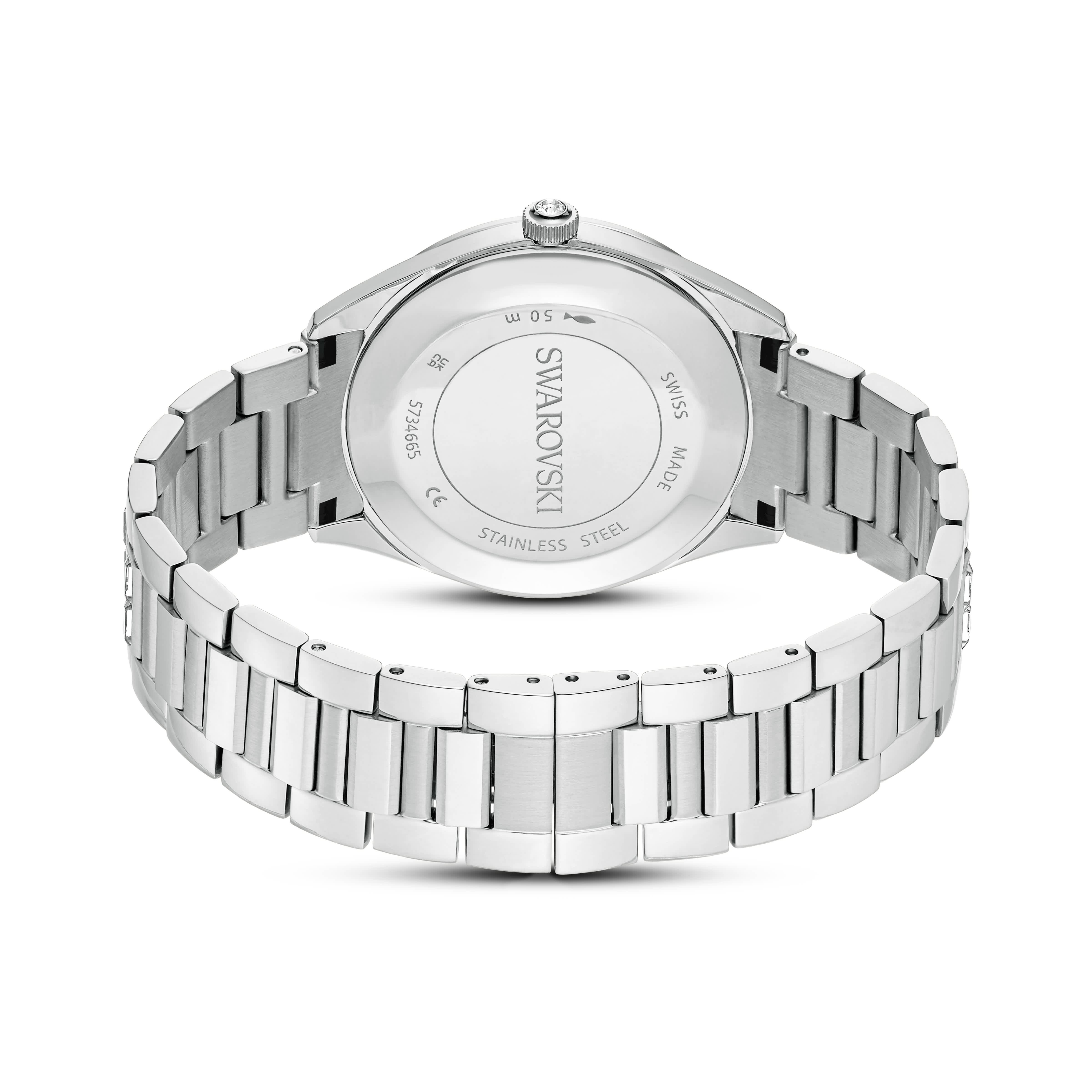 Swarovski Quarzuhr MATRIX 5734665, Armbanduhr, Damenuhr, Swiss Made, Edelstahlarmband, analog
