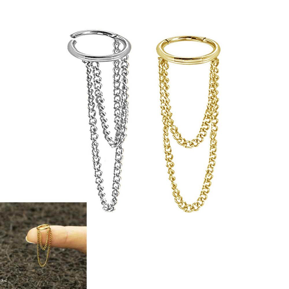 viva-adorno Nasenpiercing Ohrpiercing Segmentring Helix Piercing günstig online kaufen