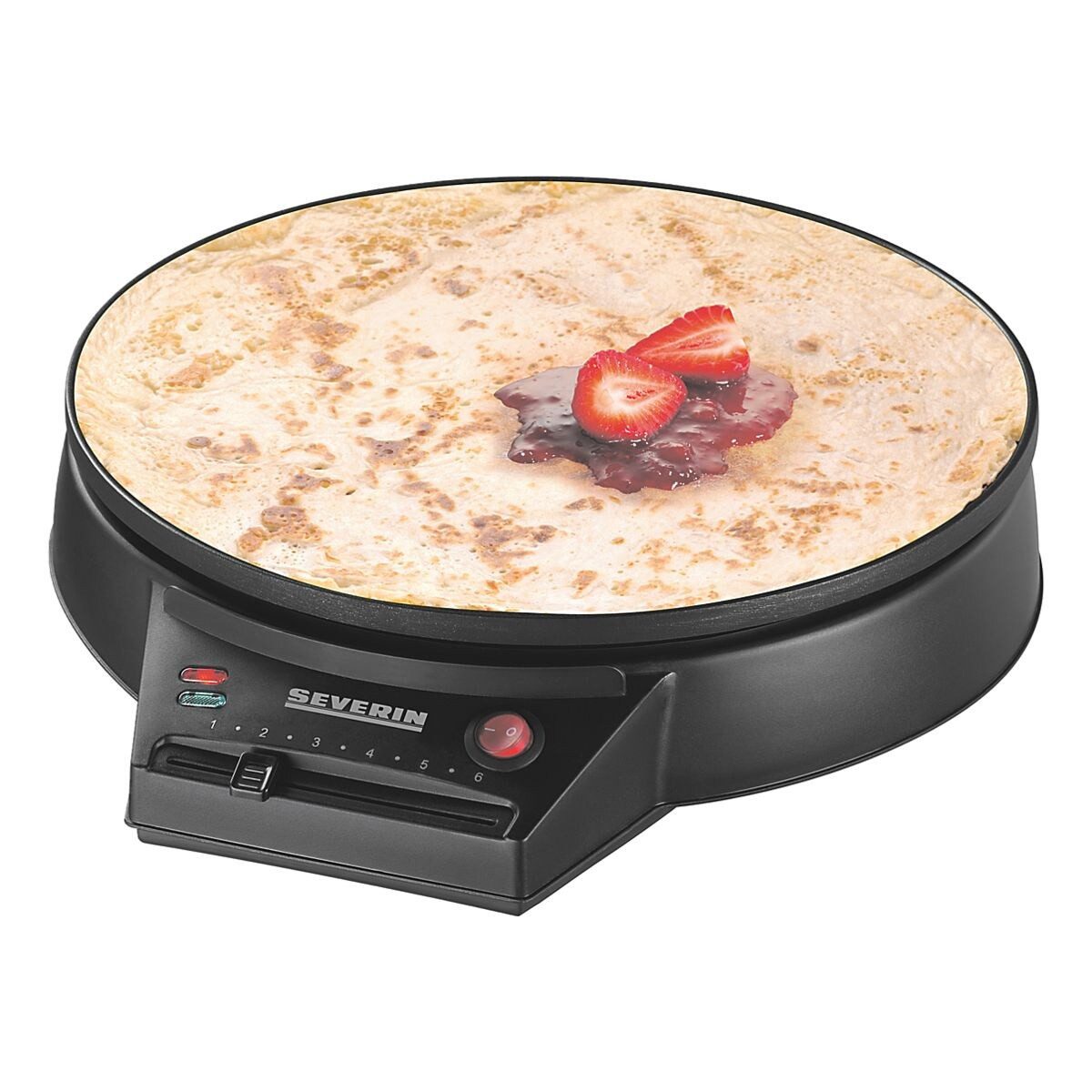 Severin Crêpesmaker CM 2198, 1000 W, Ø 30 cm, inkl. Teigspatel und Crêpeswender