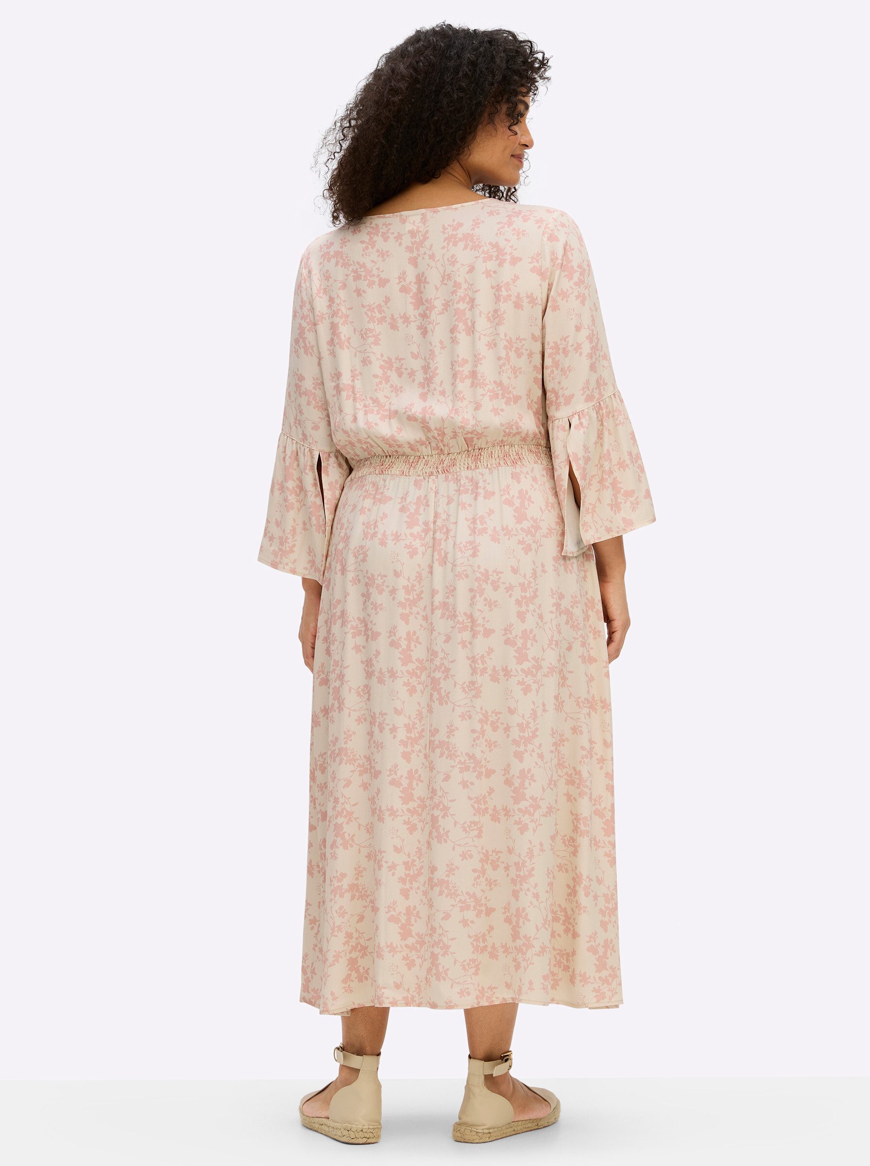Sheego Etuikleid Kleid 3/4-Arm