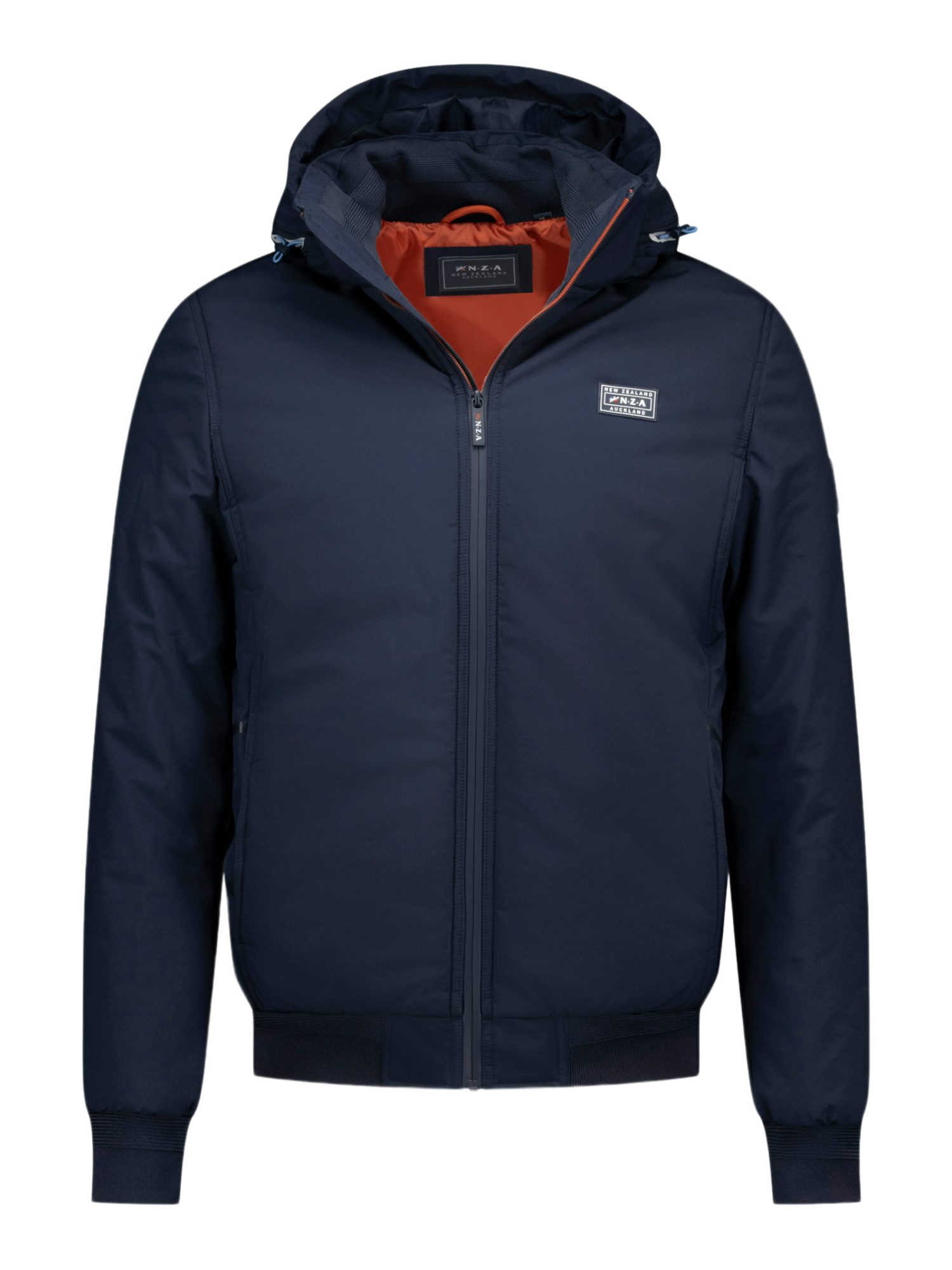 New Zealand Auckland Outdoorjacke NZA263 H blau,Outdoor,Polyester,Unifarben,Kapuze,Langarm,Regular Fit