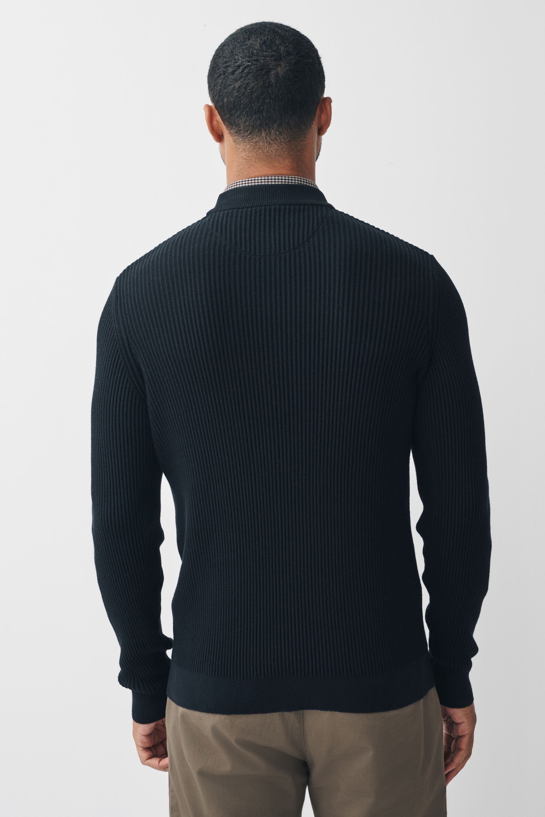 Next 2-in-1-Pullover Regular Fit Pullover mit eingenähtem Kragen (1-tlg) günstig online kaufen