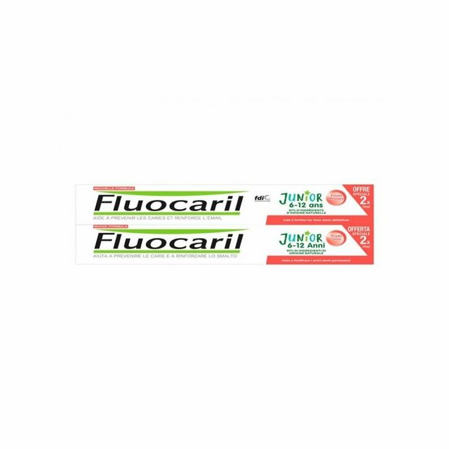 Fluocaril Zahnpasta “Fluocaril junior frutos rojos 2x75ml”
