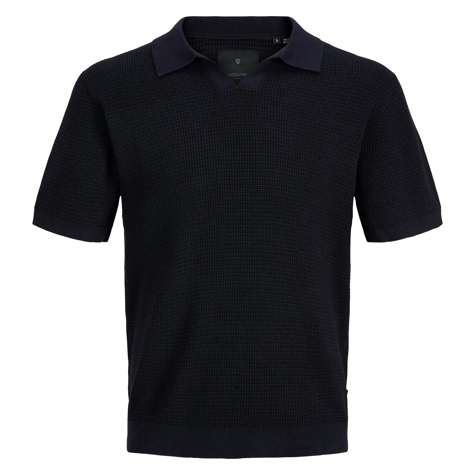 Jack & Jones Poloshirt Blahudson Knit Split Neck mit Splitneck-Ausschnitt