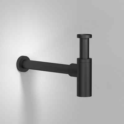 CHRIS BERGEN Siphon »Design Siphon Geruchsverschluss für Waschbecken«, in Chrom und Schwarz matt