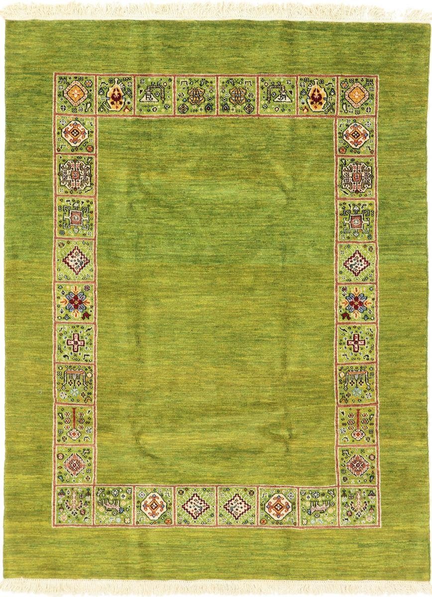 Orientteppich Perser Gabbeh Loribaft Atash 155x205 Handgeknüpfter Moderner, Nain Trading, rechteckig, Höhe: 12 mm