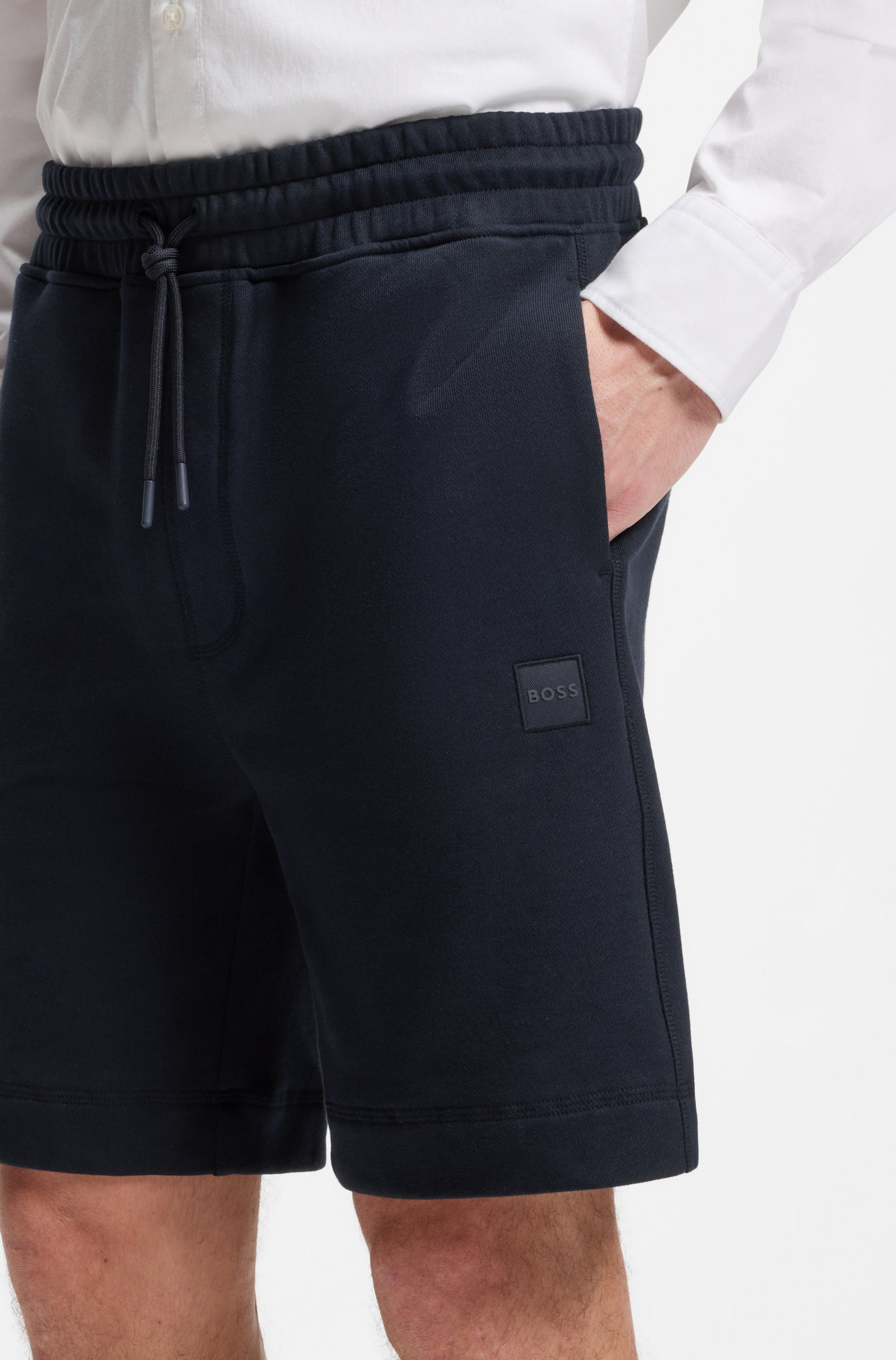BOSS ORANGE Sweatshorts Sewalk mit BOSS Markenlabel – Bild 5 von 5