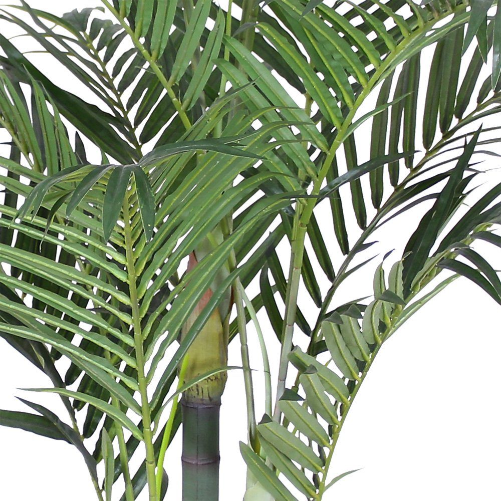 Kunstpalme Palmenbaum Palme Künstliche Decovego, Höhe 135 Arekapalme 135cm, Kunstpflanze cm Pflanze