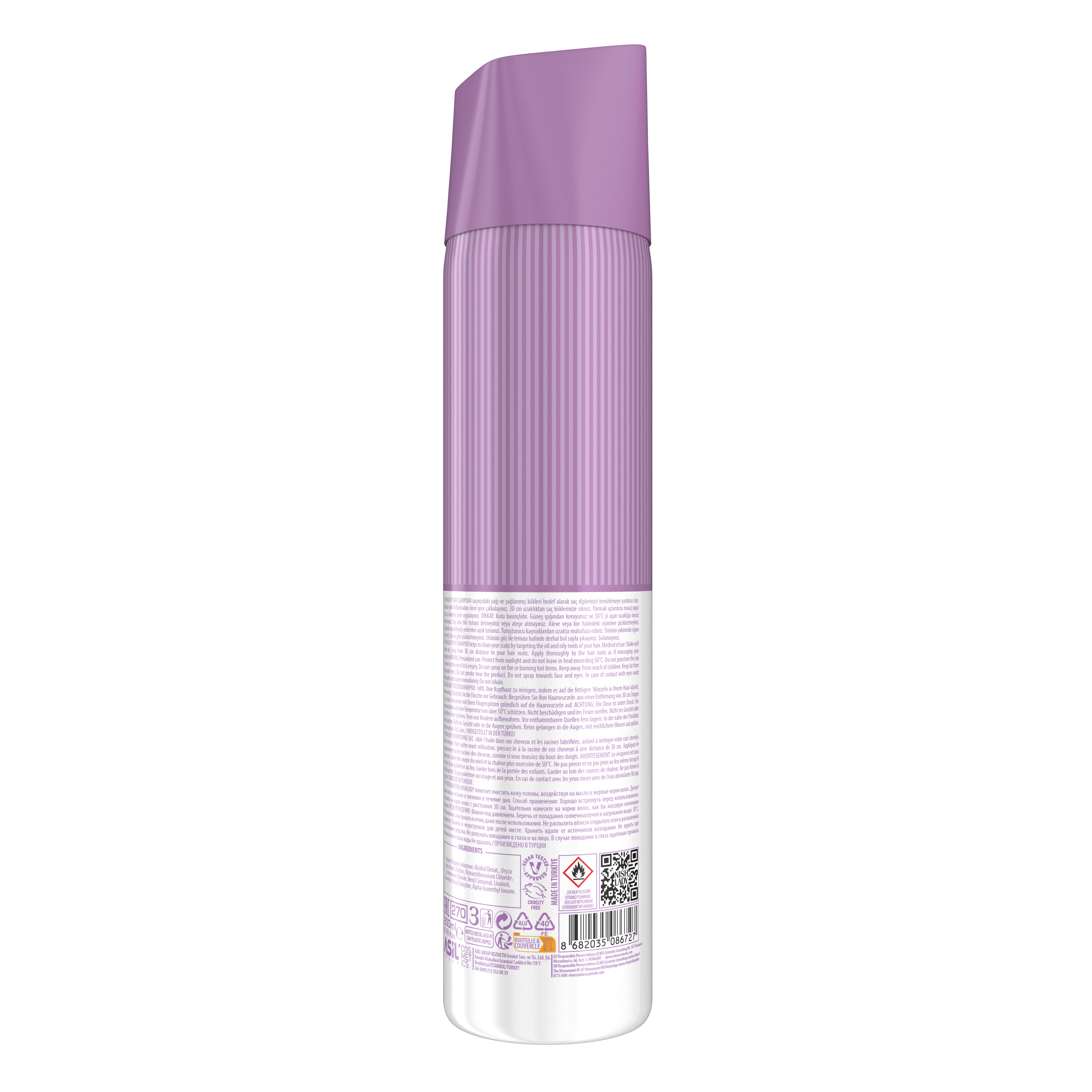 Nishlady Trockenshampoo Nishlady Crazy Styles Magic Dry Shampoo 200 ml Trockenshampoo