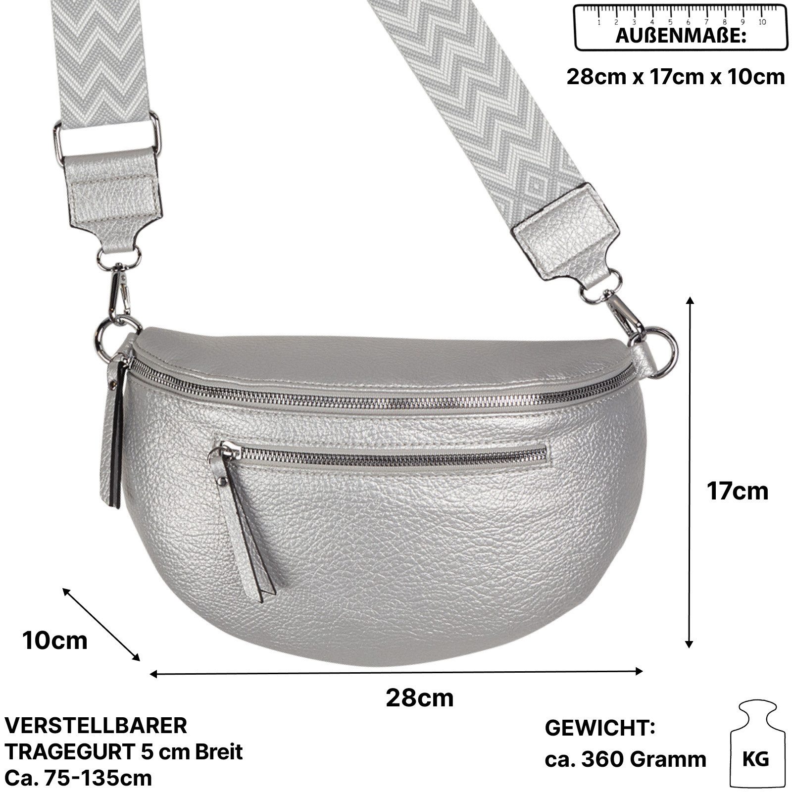 EAAKIE Gürteltasche Bauchtasche Umhängetasche Crossbody-Bag Kunstleder günstig online kaufen