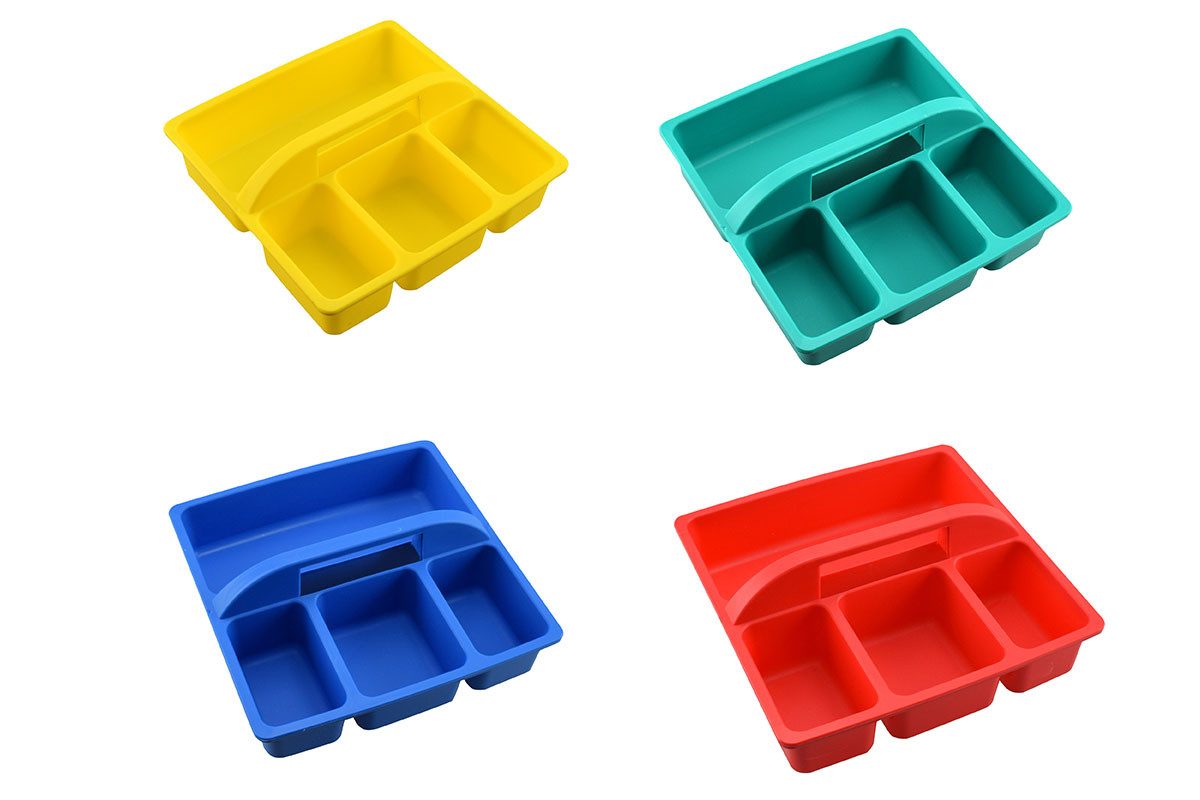 GOWI Kreativset Material Kiste, (Set 4, 4-tlg)