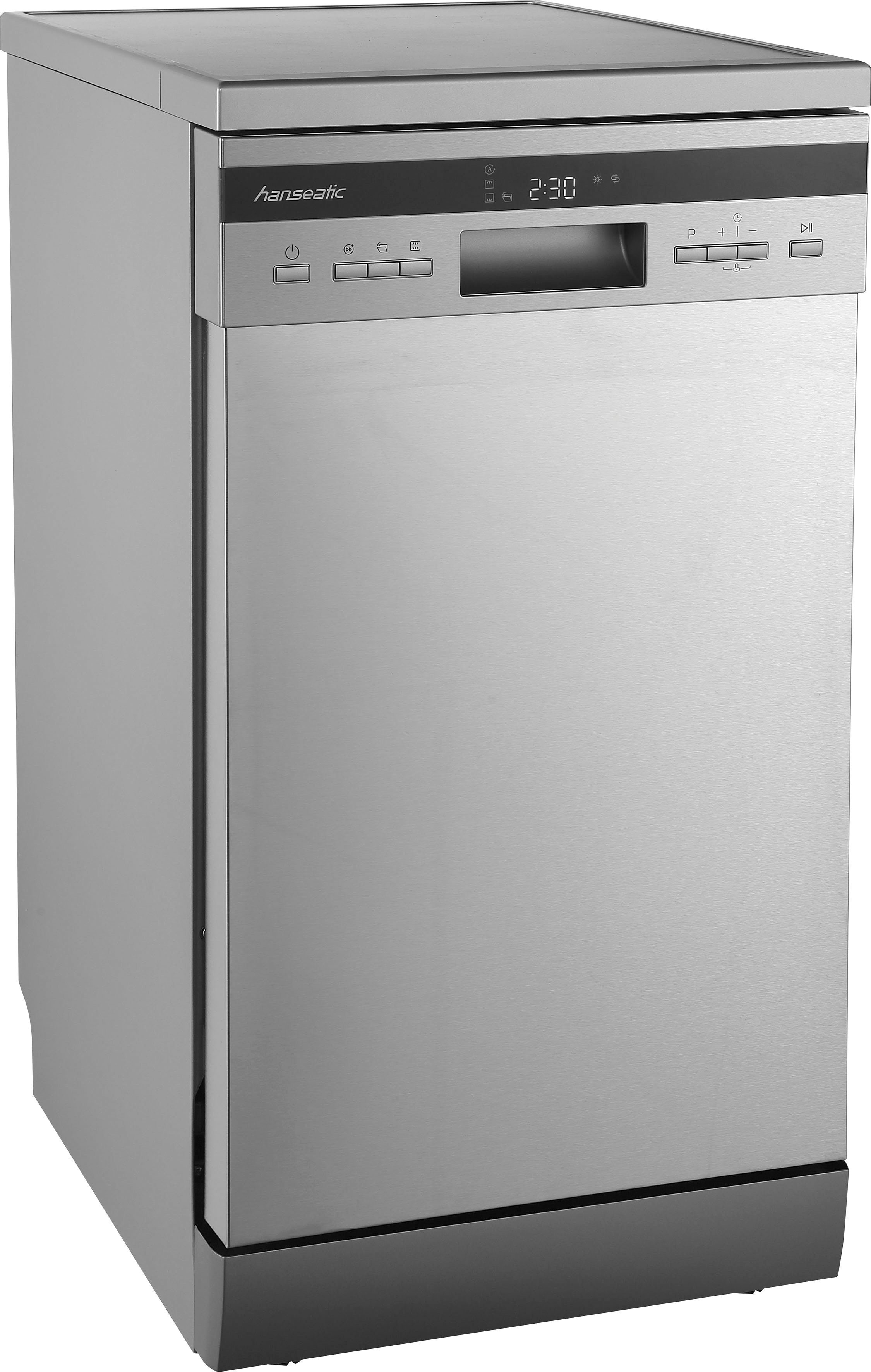 Hanseatic Standgeschirrspüler HG4585C10T7636EI, 10 Maßgedecke, Standgerät, mit automatischer Türöffnung