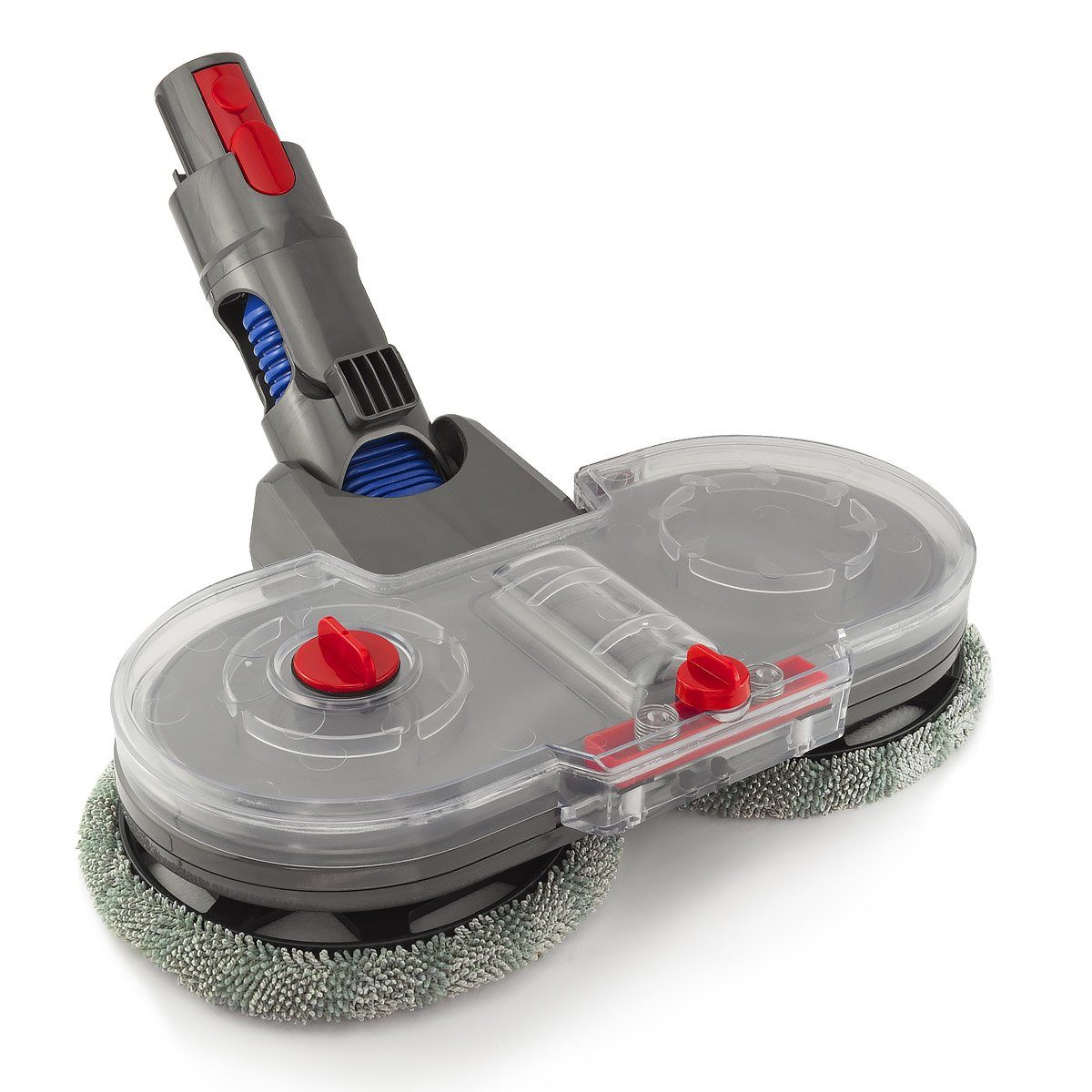 MidGard Bürstenwalze elektrischer Wischaufsatz Wischmopp f. Staubsauger Dyson 6 Wischtücher, Zubehör für Dyson V12 Detect Slim Absolute, V12 Detect Slim Absolute Plus, V12 Detect Slim Fluffy / Extra, V12 Detect Slim Total Clean, V10 Digital Slim Fluffy