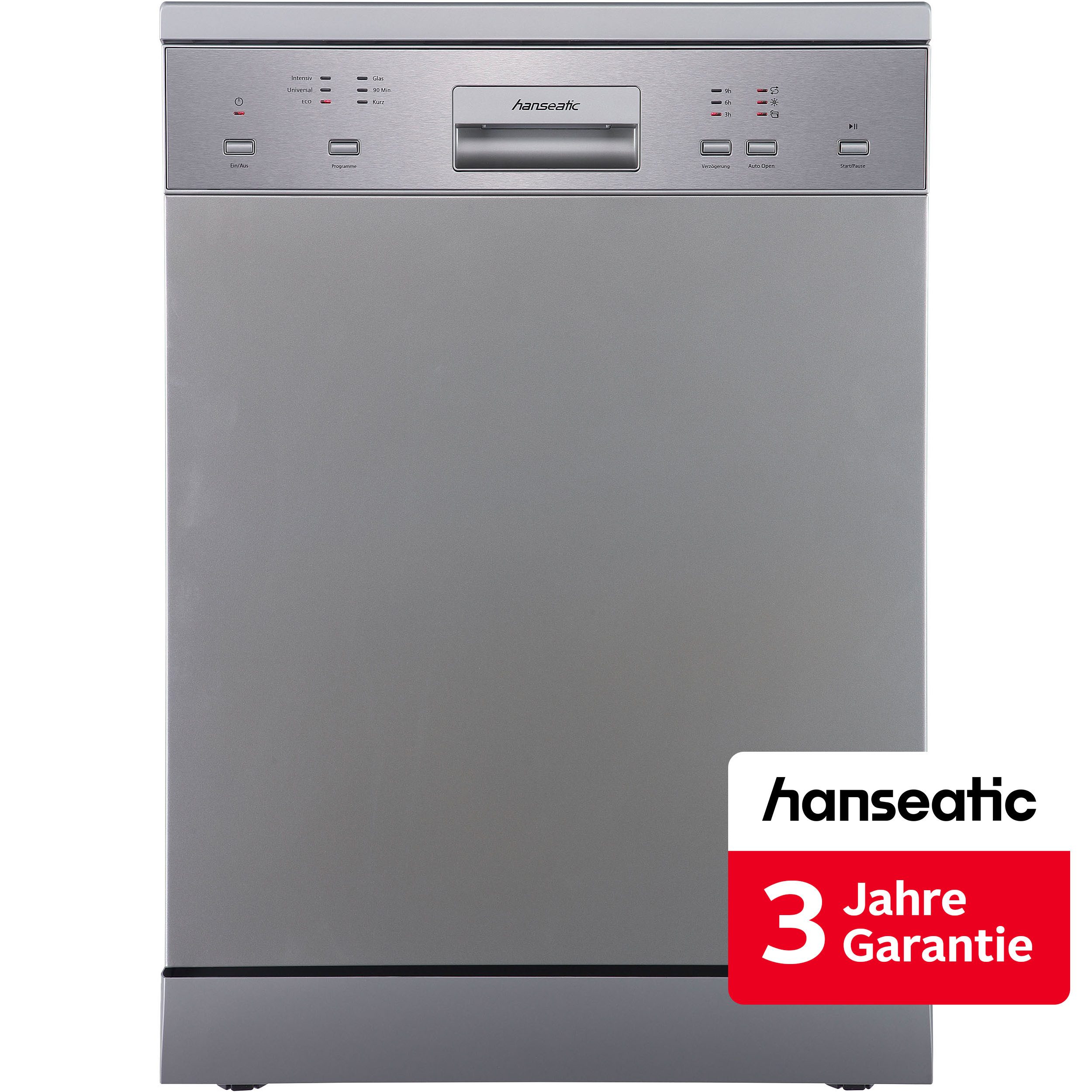 Hanseatic Standgeschirrspüler HG6085D137609HS, 14 Maßgedecke, inkl. 3 Jahre Herstellergarantie