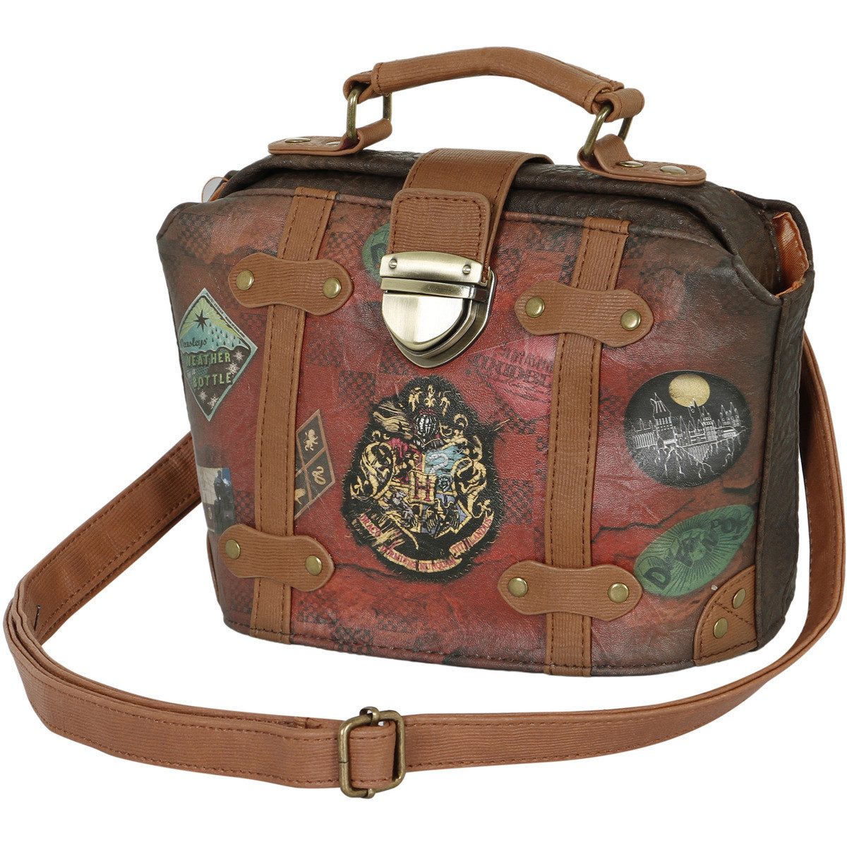 Warner Bros. Umhängetasche Hogwarts Unisex Kinder, Handtasche, Shopper, Crossbody Bag, Schultertasche, Hobo Bag