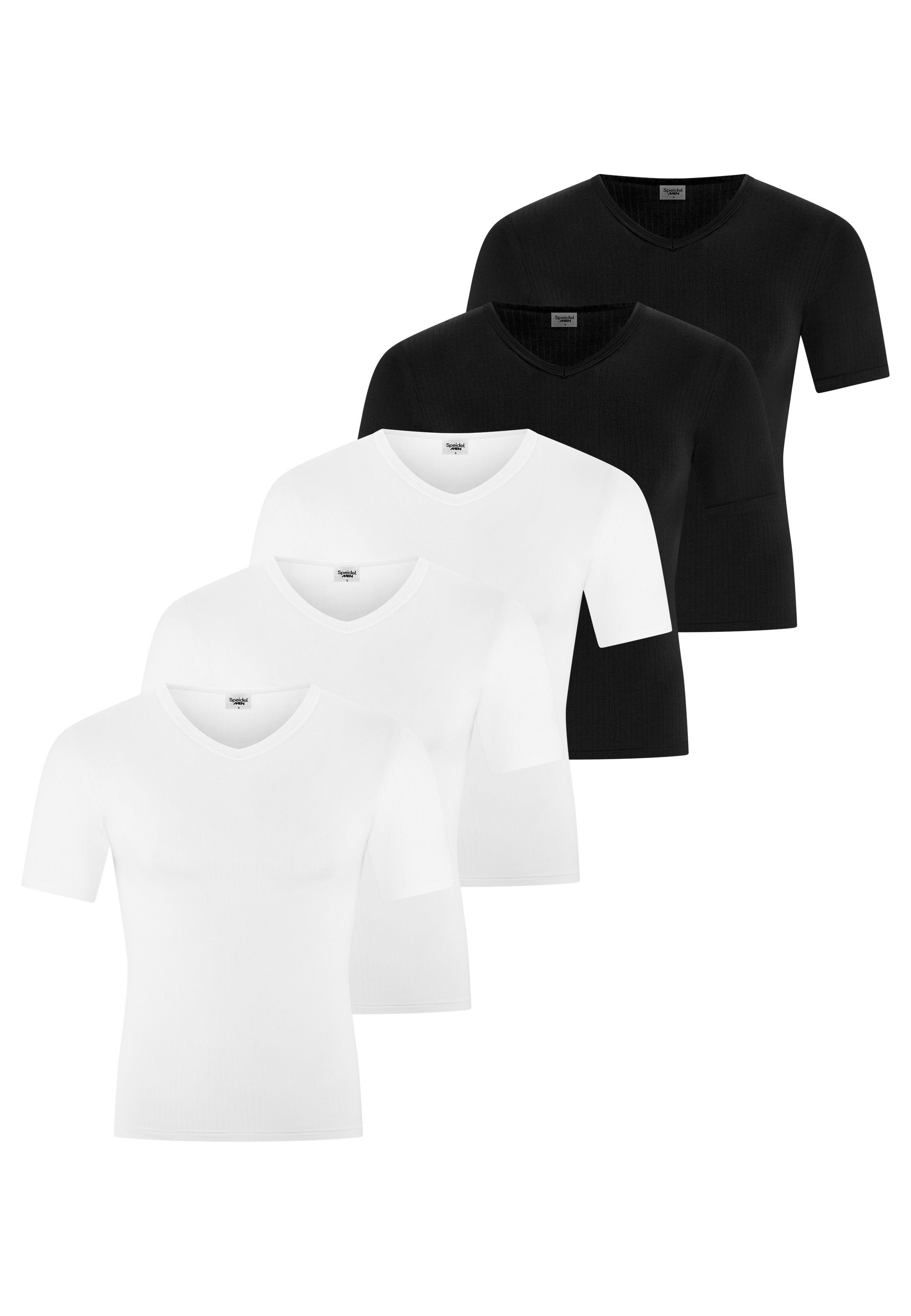 Speidel Unterhemd 5er Pack Sky.line (Spar-Set, 5-St) Unterhemd / Shirt Kurzarm - Atmungsaktiv - Feine Materialmischung