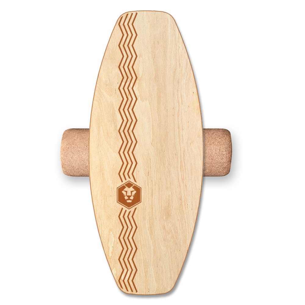 Daffy Boards Balanceboard Allrounder Set mit Korkrolle - Design: Tape