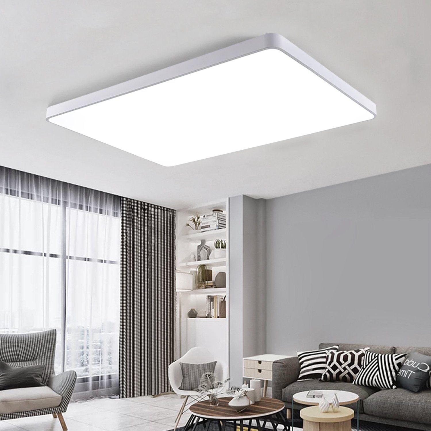 JDONG LED Deckenleuchte dimmbar mit Fernbedienung günstig online kaufen