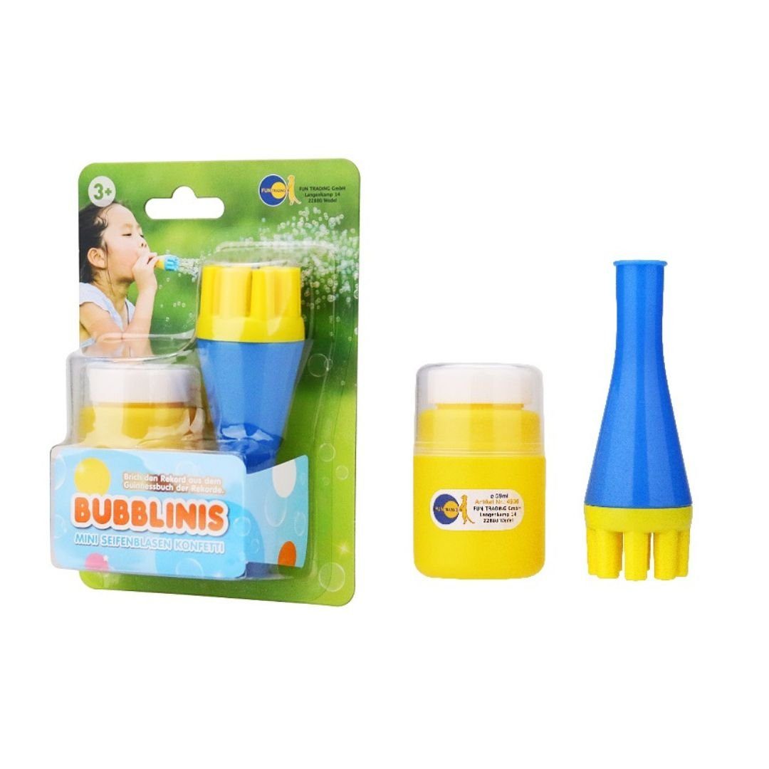 Fun Trading Seifenblasenspielzeug Bubblinis - Mini Seifenblasen Konfetti