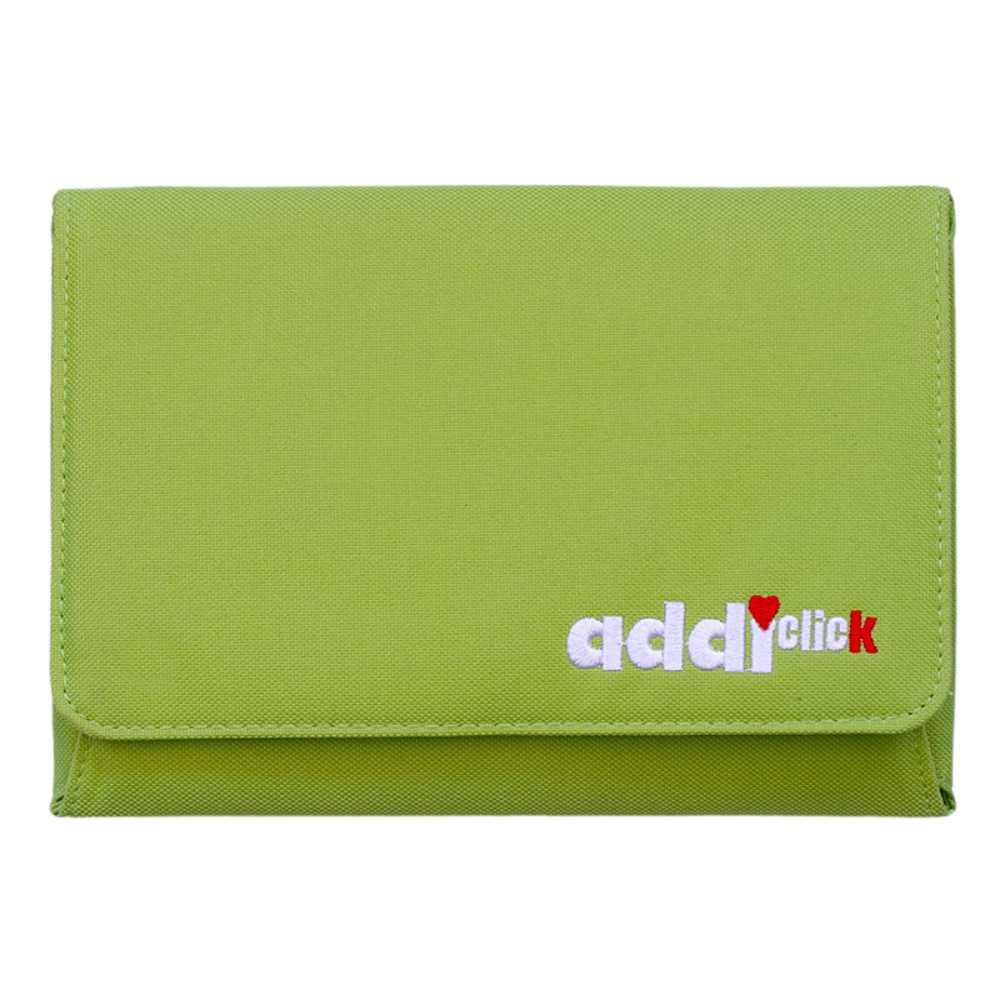 addi Rundstricknadeln addiClick Nature Bamboo-Etui 3,5-8 mm, addi-click Bamboo Stecksystem Set, Rundstricknadel-Set, Bambus, Stecksystem, Goldseile, Textiletui