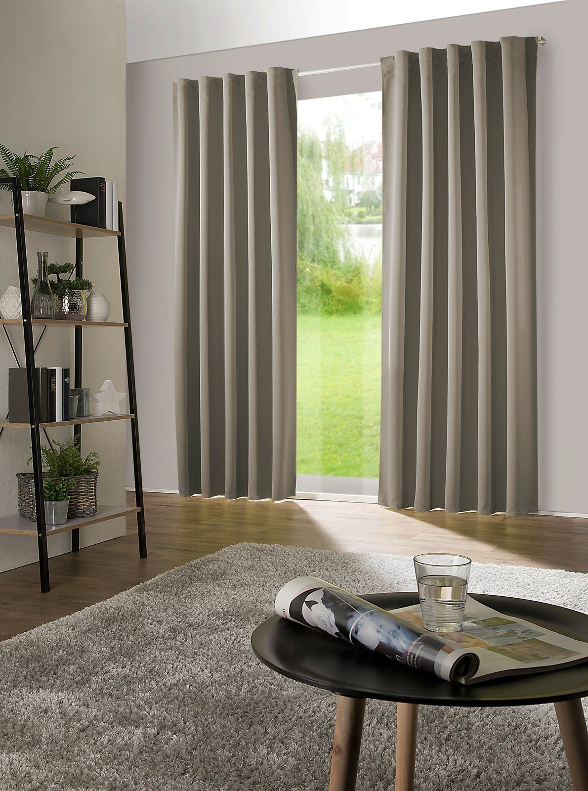 heimtexland Verdunkelungsvorhang Thermo Verdunklungsgardine Deko Gardine Vo günstig online kaufen