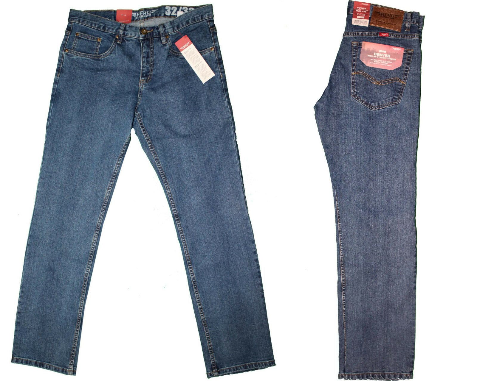 5-Pocket-Jeans Denver Regular Straight Stretch Jeans