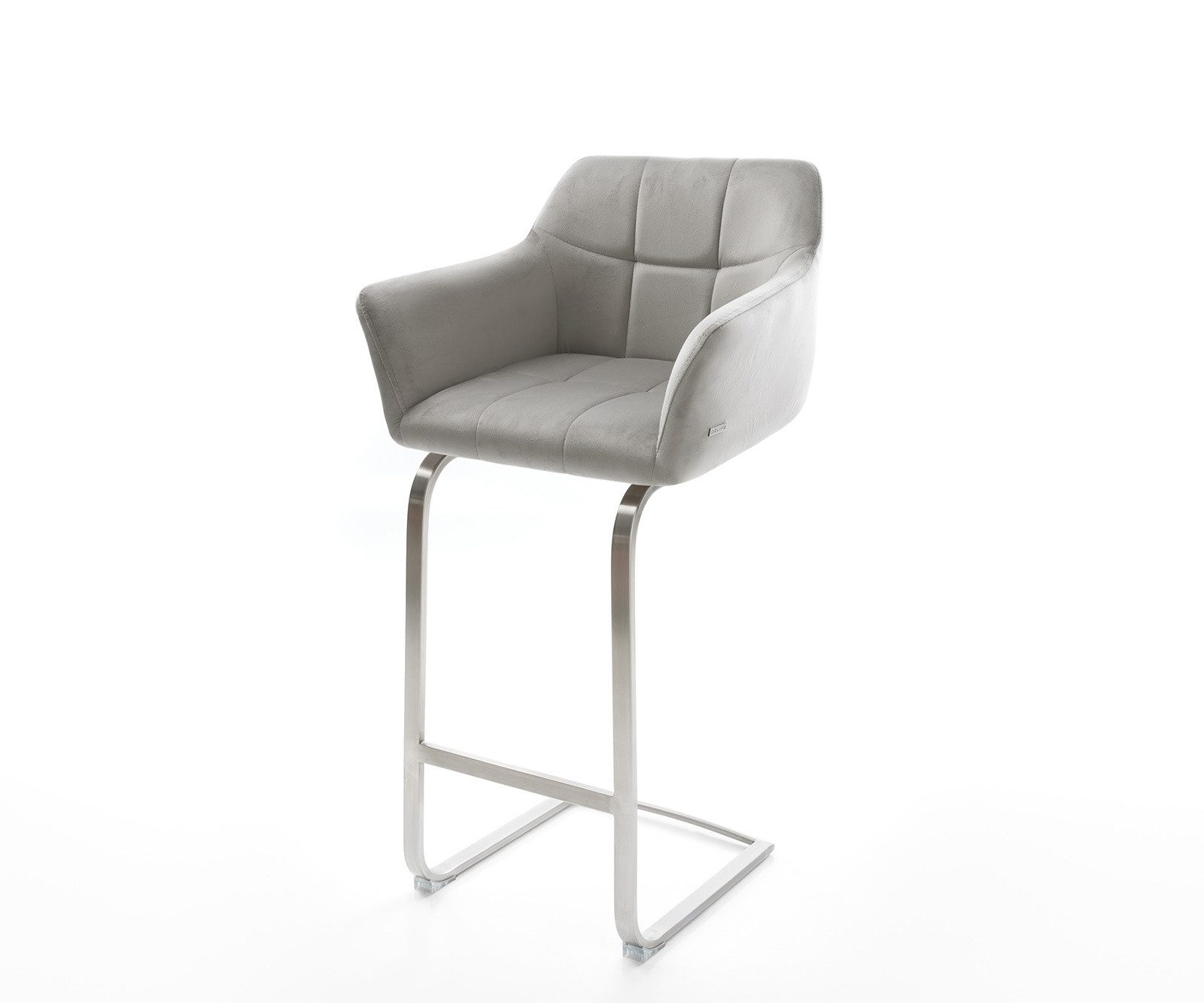 DELIFE Barhocker Yulo-Flex, Freischwinger flach Edelstahl günstig online kaufen