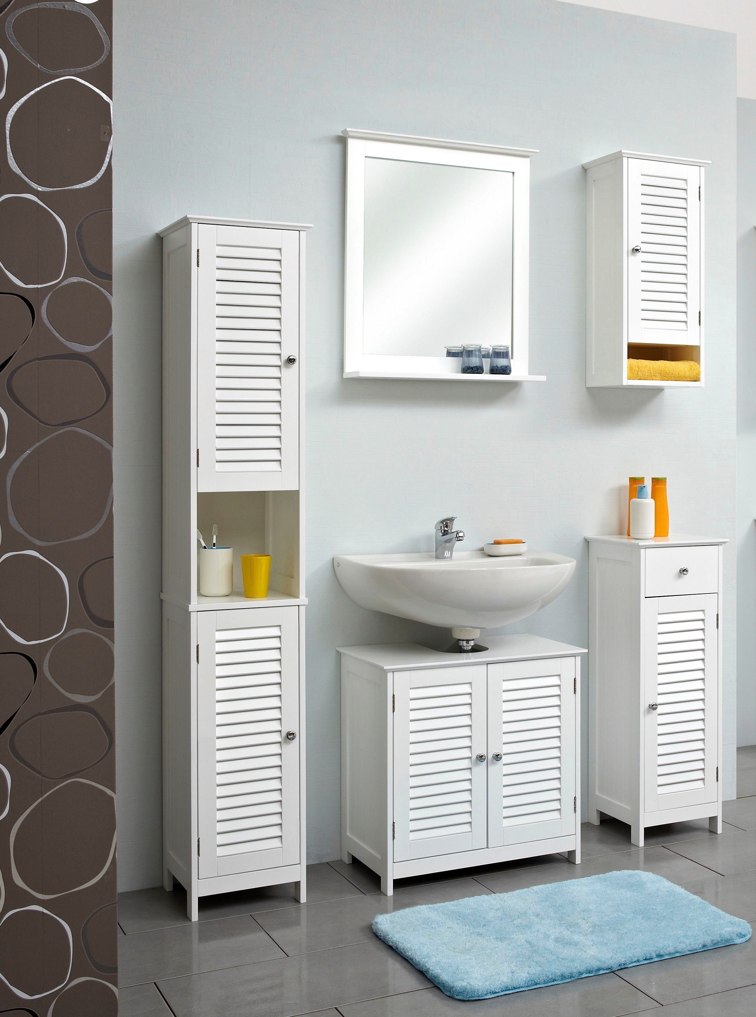 Saphir Badmöbel-Set Quickset 928 3-teilig, Waschbeckenunterschrank mit Spie günstig online kaufen