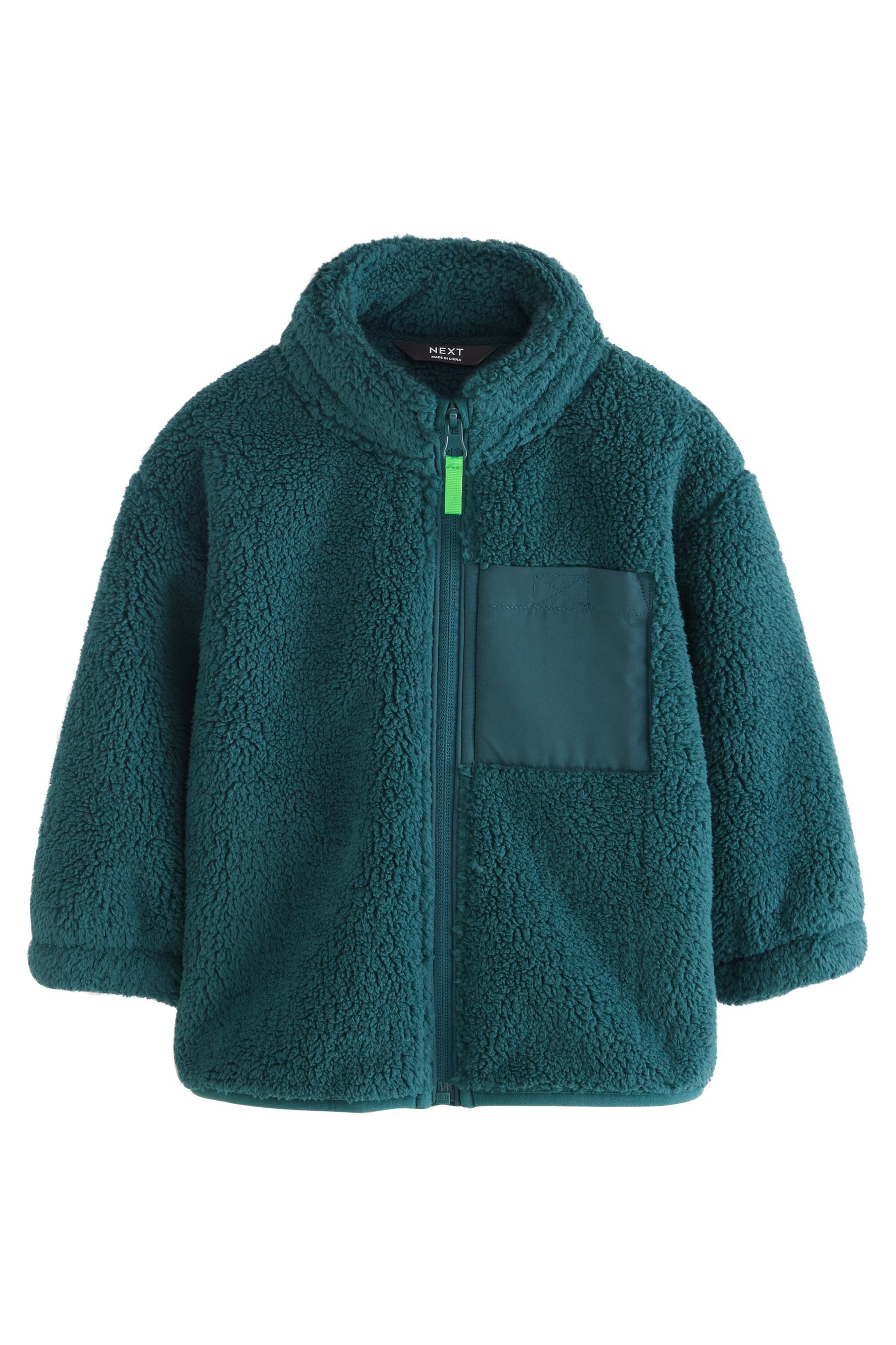 Next Fleecejacke Fleece mit durchgehendem Reißverschluss (1-St)
