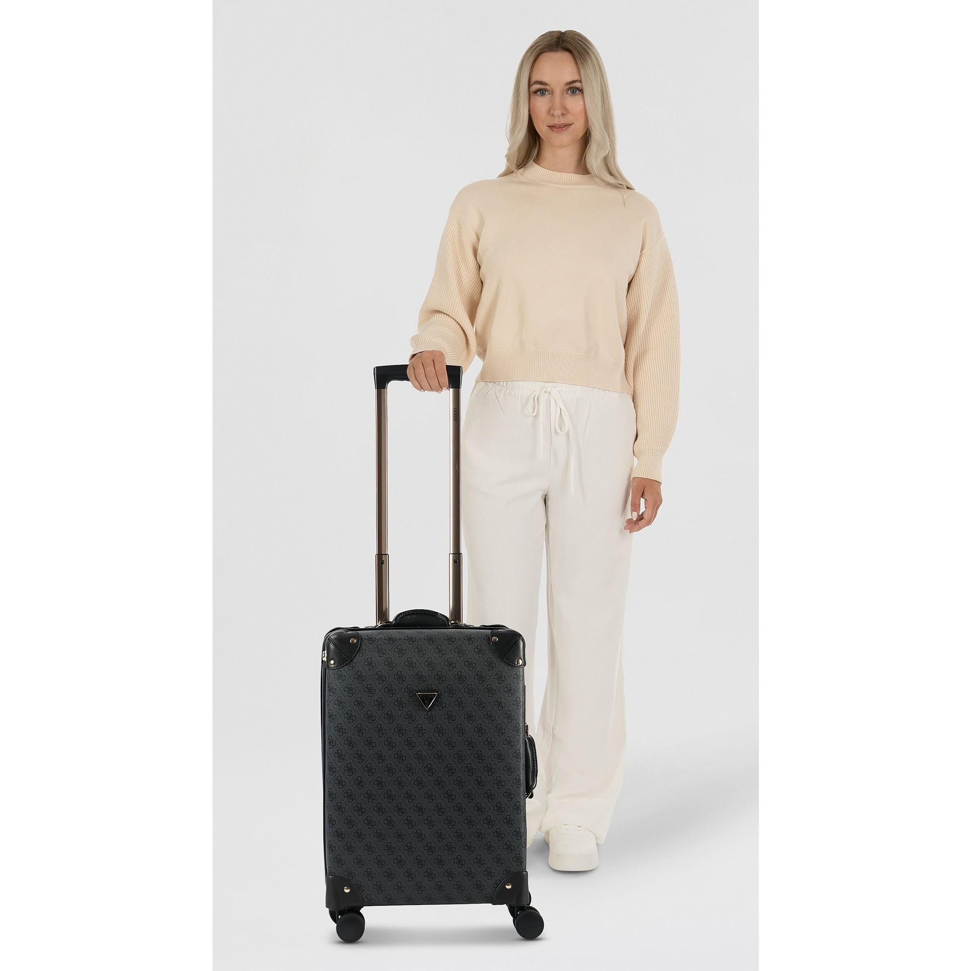 Guess Handgepäck-Trolley Latona, 4 Rollen, Polyurethan günstig online kaufen