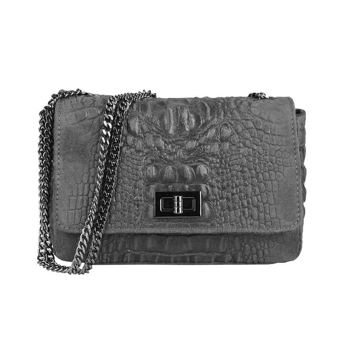 ITALYSHOP24 Schultertasche MADE IN ITALY Damen ECHTLEDER Tasche Umhängetasc günstig online kaufen