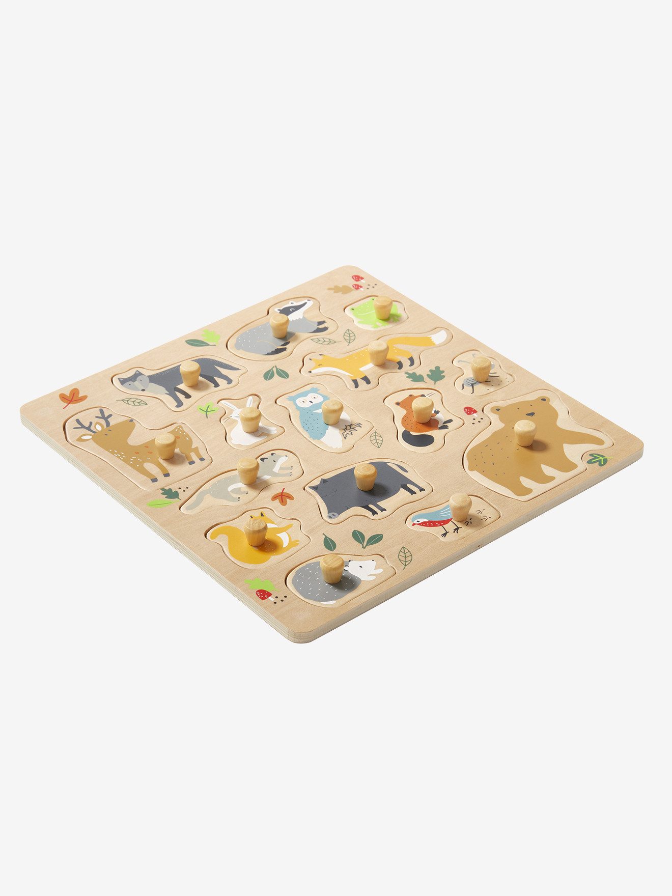 vertbaudet Puzzle Baby Steckpuzzle TIERE FSC®, Puzzleteile