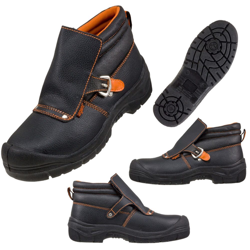 Urgent Schweißerstiefel Arbeitsschuhe Schweißerschuhe Stahlkappe Arbeitsschuh