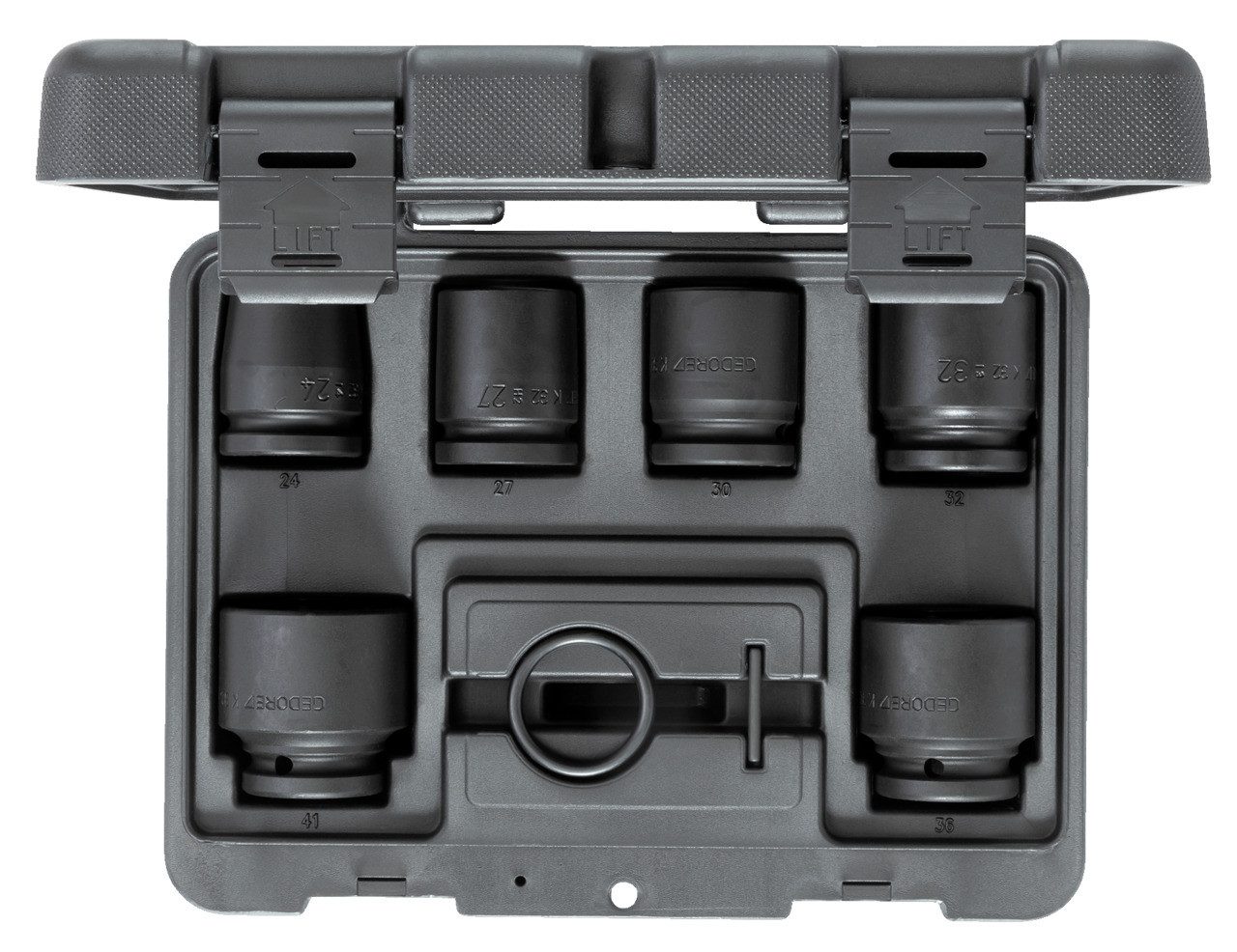 Gedore Abreissmutter K 32-008 Kraftschrauber-Satz 3/4" 8-tlg