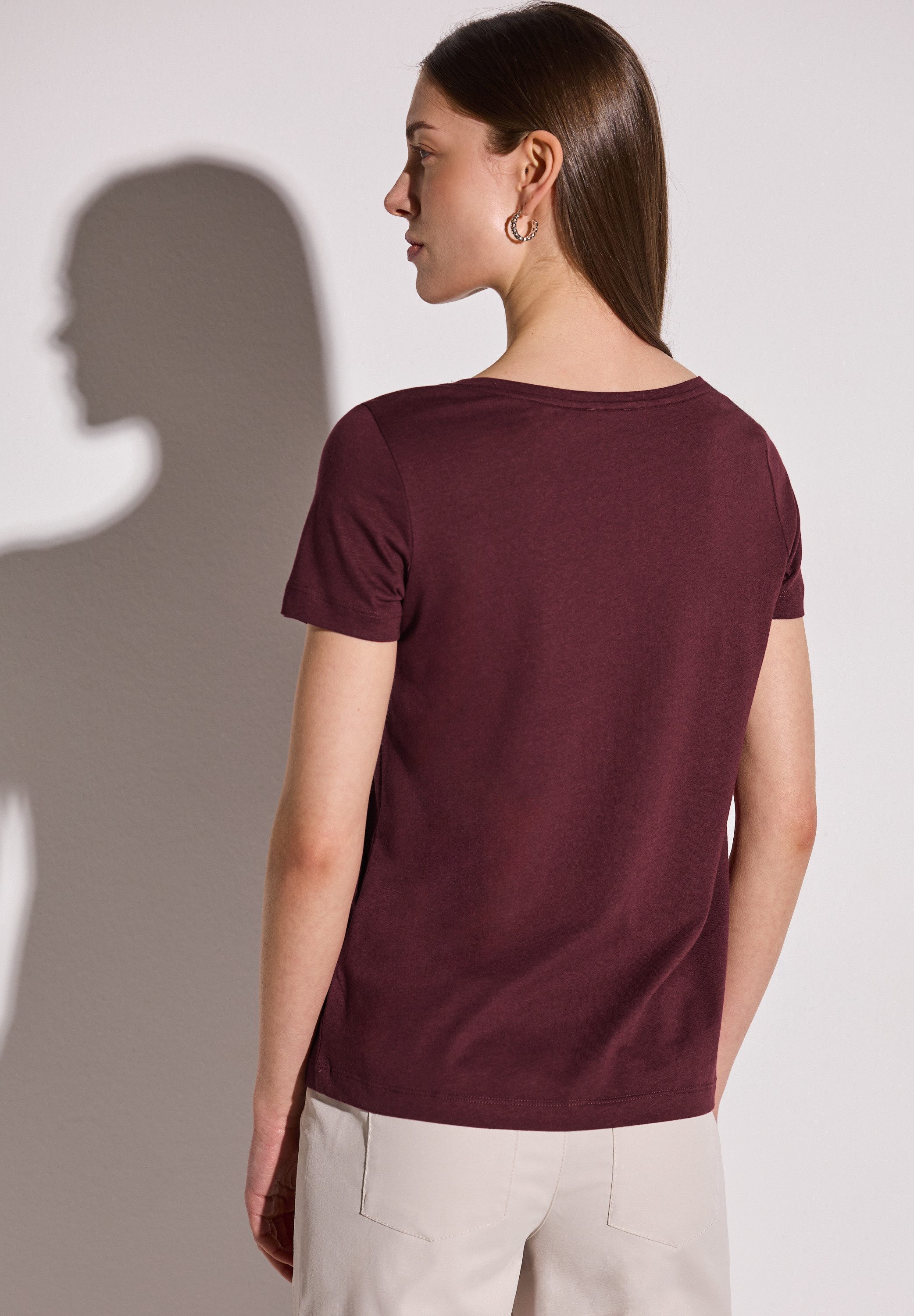 STREET ONE T-Shirt, schimmernd günstig online kaufen