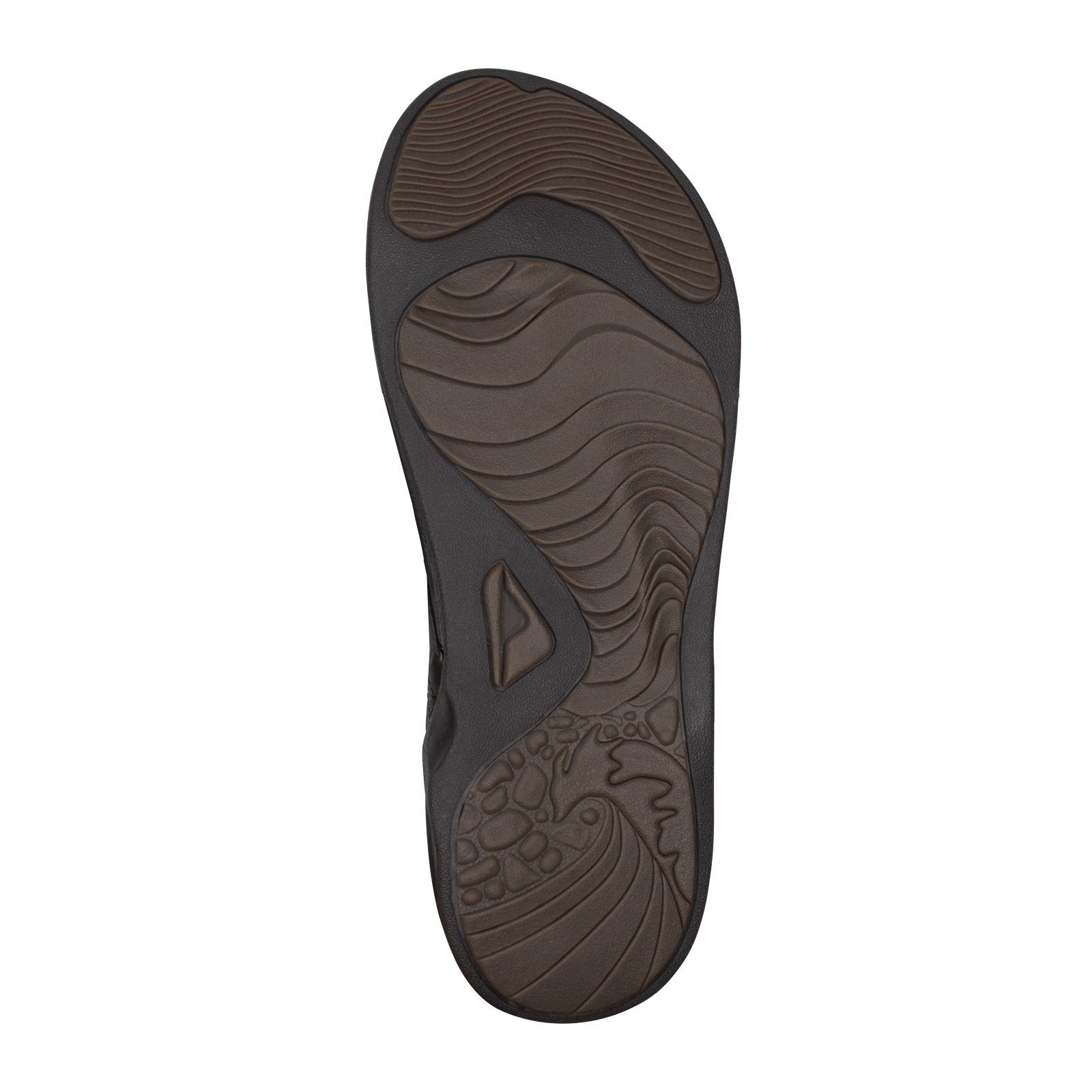 Zehentrenner Brown/Dark Zehentrenner Fußbett Reef Brown geformtes Anatomisch Dark III Sandale J-Bay